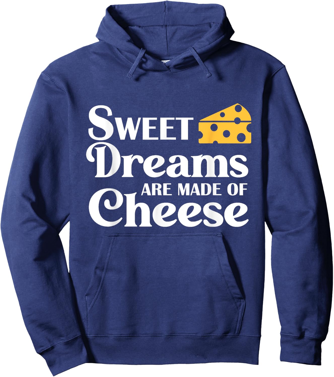 Cheese Gift Cheese Lover Gifts Funny Cheese , Black, S Hoodie - Hoodie | Navy