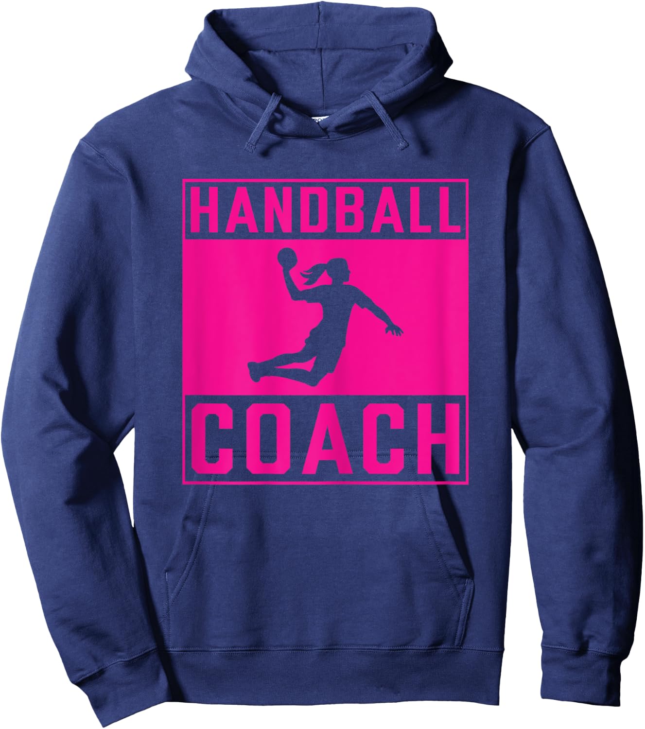 Idée Cadeau Handballeur Sport Féminin Handball Coach Femme Hoodie - Hoodie | Navy