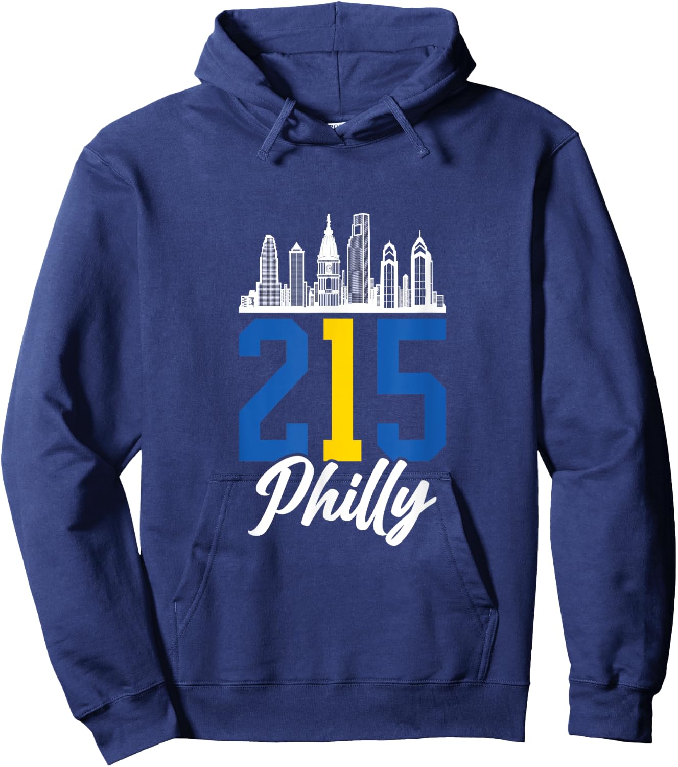 Philadelphia Philly 215 Pennsylvania Hoodie - Hoodie | Navy