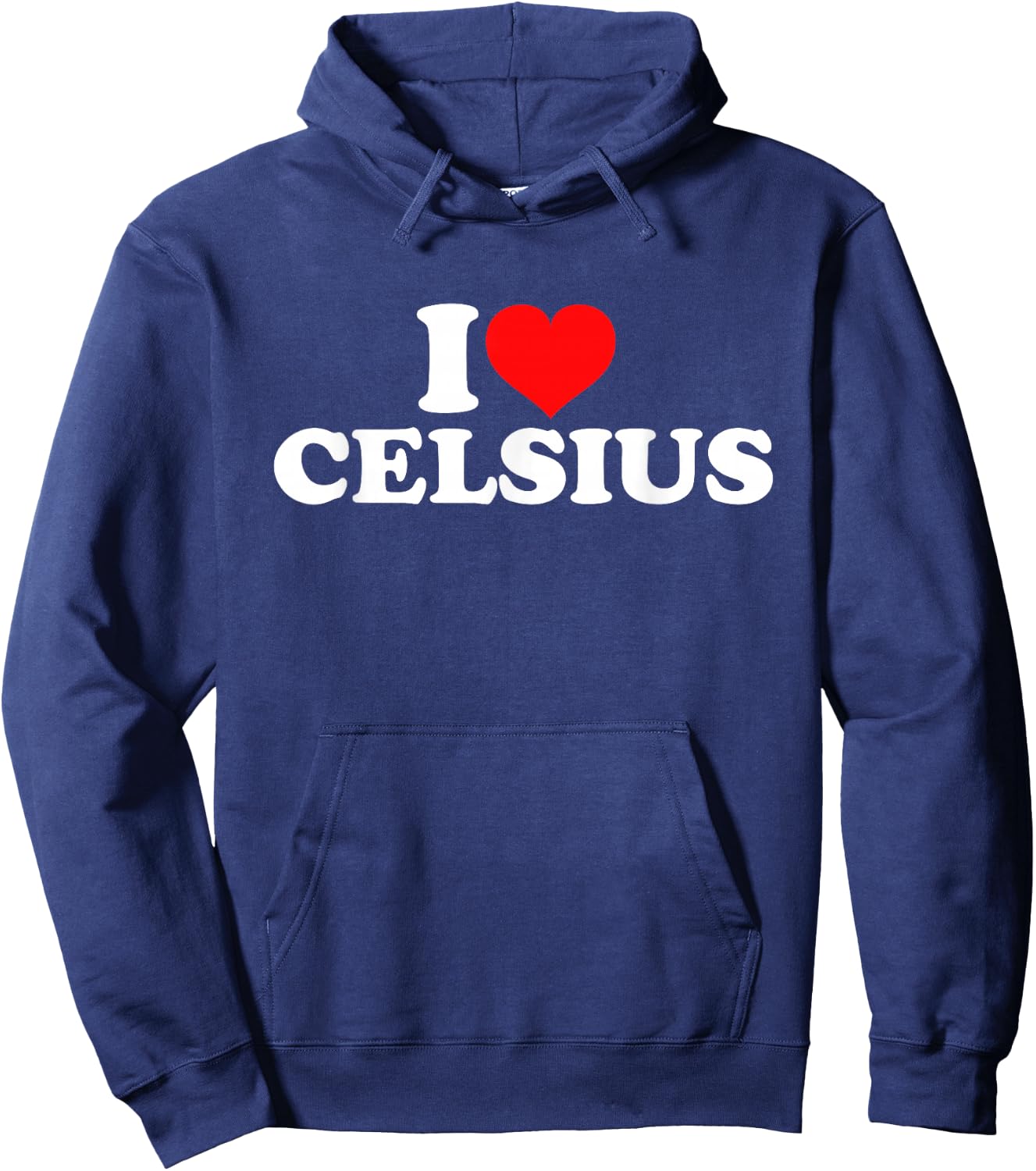 I Love Celsius Hoodie - Hoodie | Navy