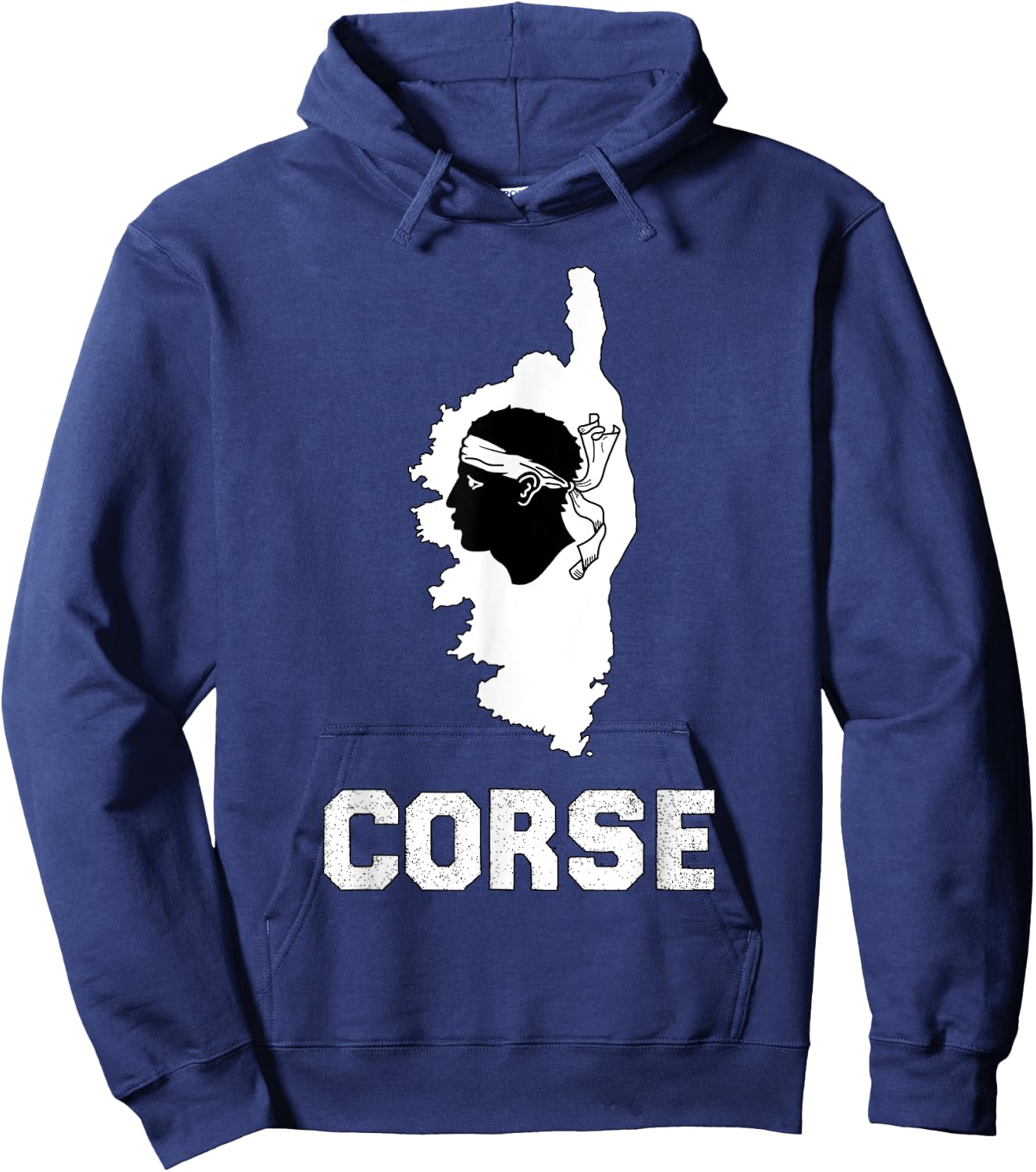 Authentic Corsica Beauty Island Women And Children , Black, S Hoodie - Hoodie | Navy