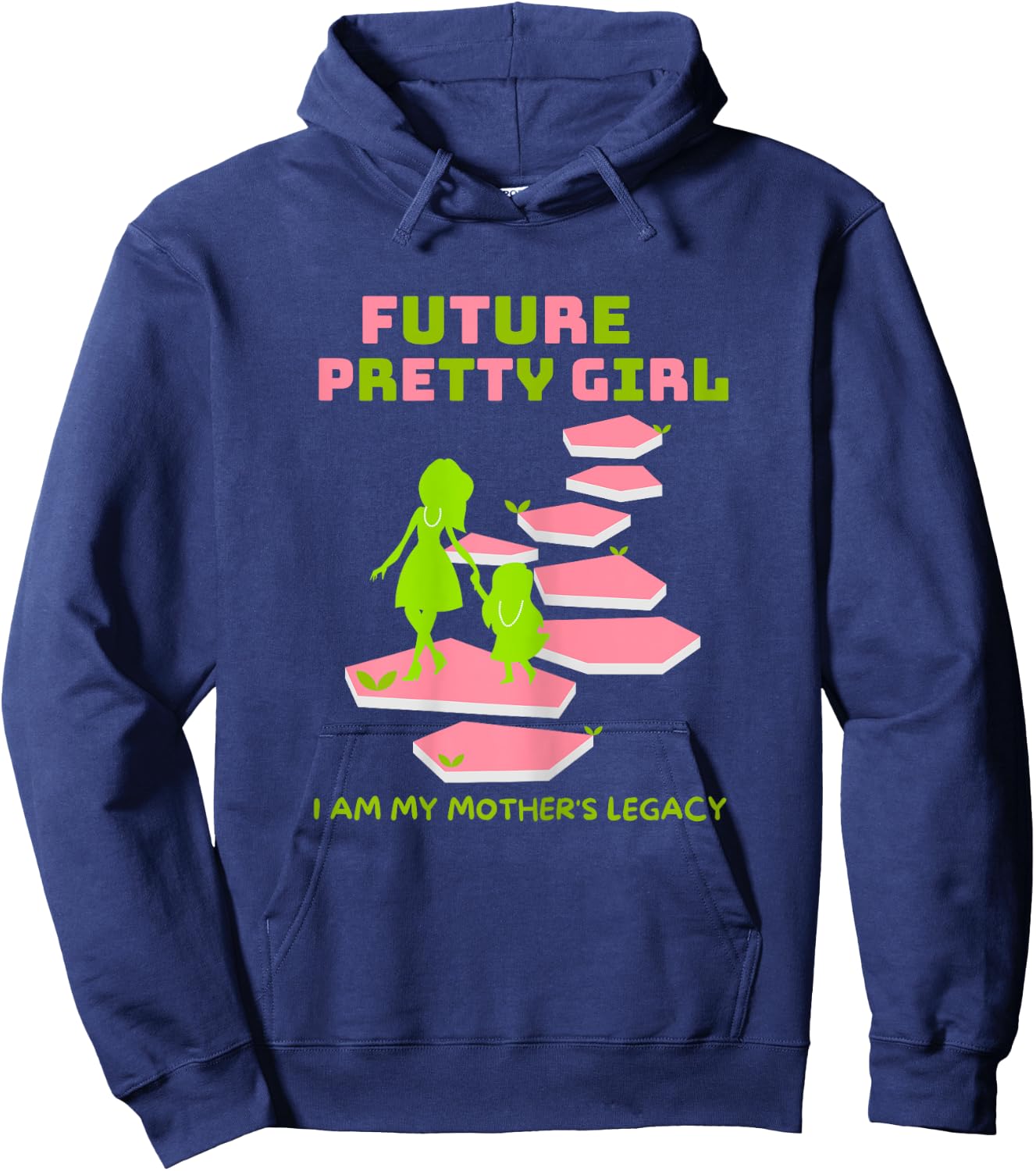 Future Pretty Girl | First Black Sorority 08 Hoodie - Hoodie | Navy