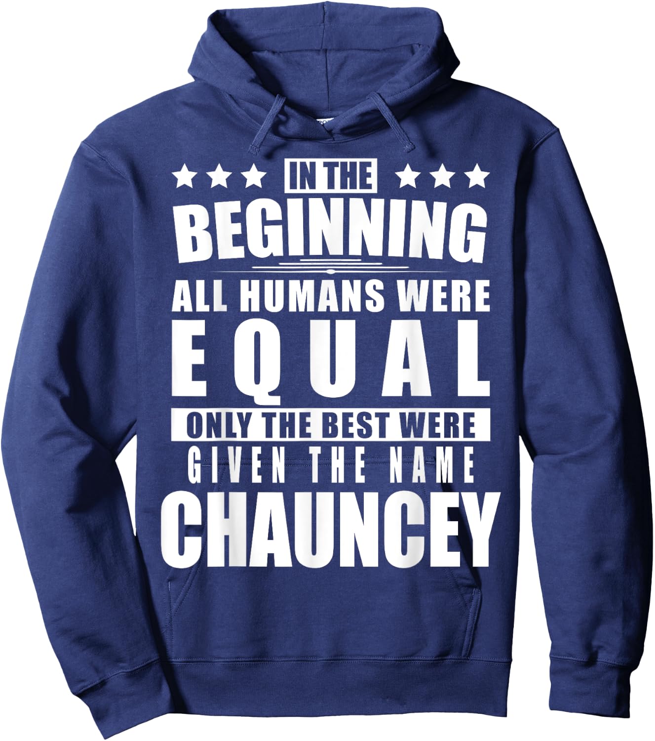 Name Chauncey First Name Gifts - Funny Personalized Gift Hoodie - Hoodie | Navy