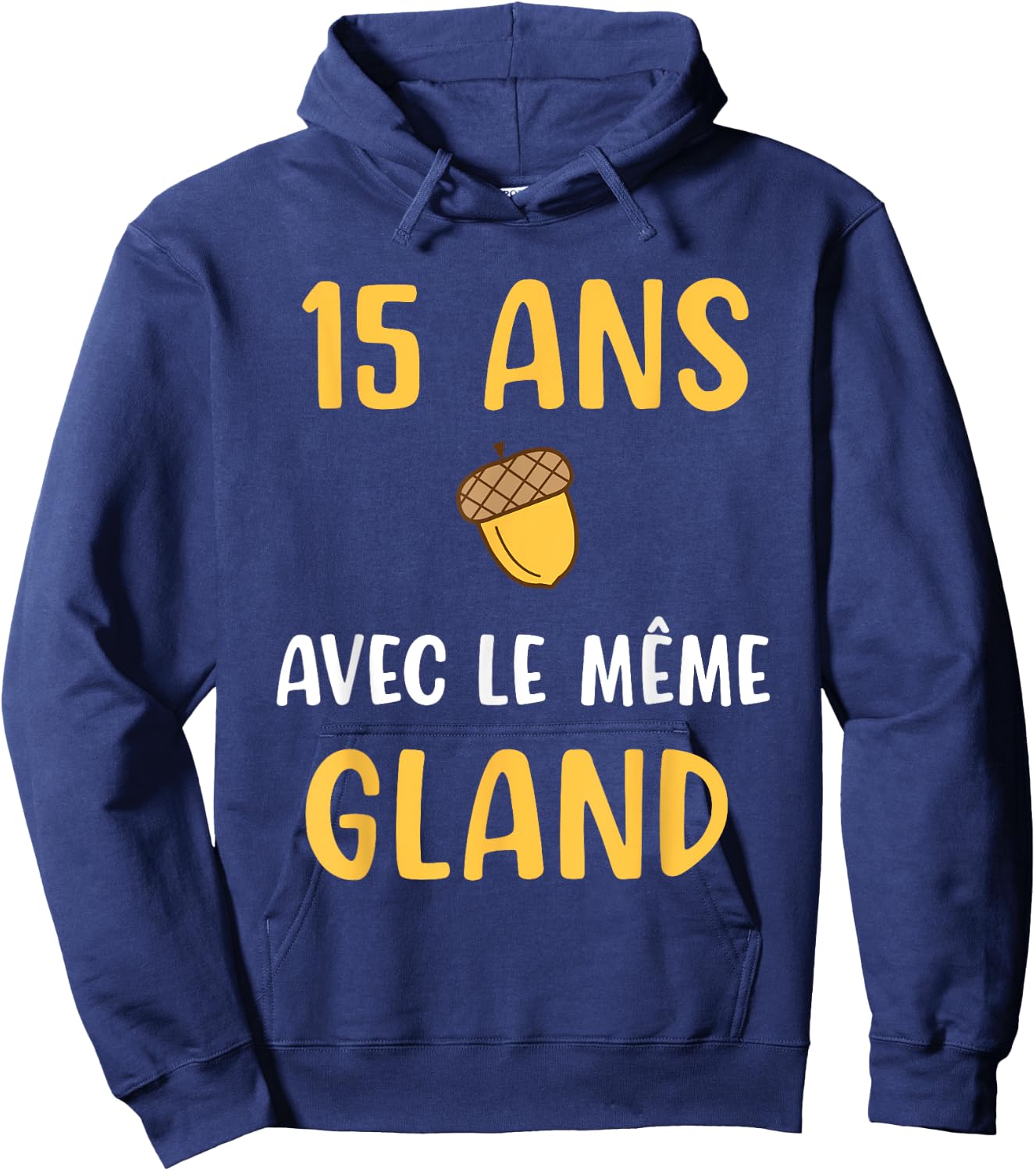 Wedding Anniversary Gift 15 Years Couple Humor Woman , Black, S Hoodie - Hoodie | Navy