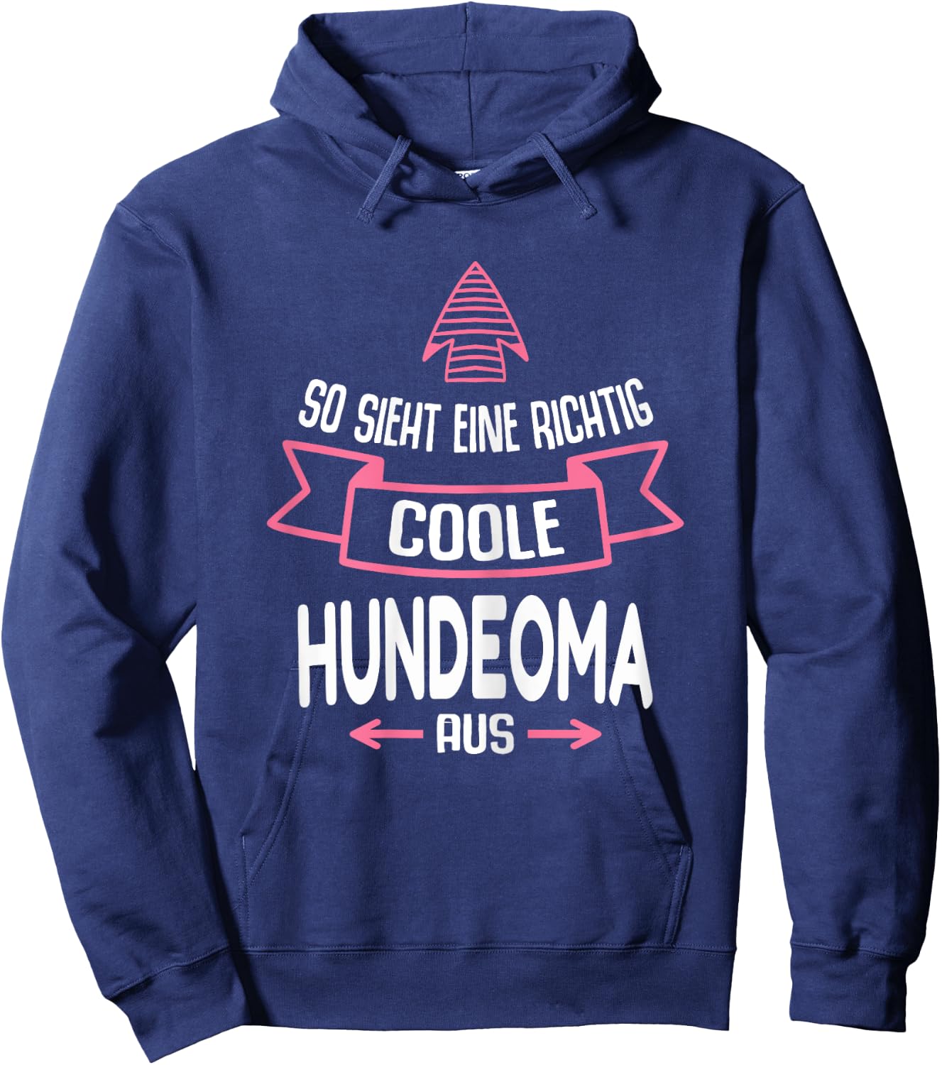 Dog Grandma Dog Grandma Puppy Sayings , black Hoodie - Hoodie | Navy