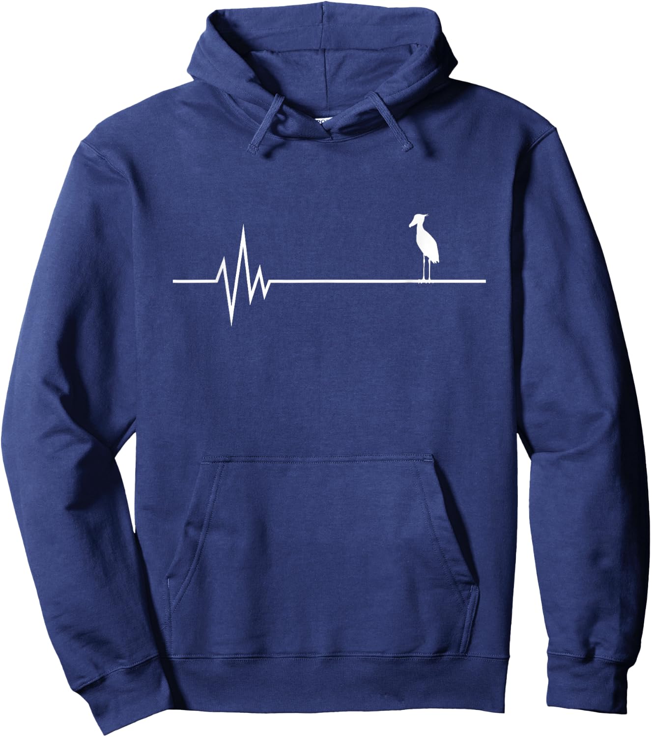 Schuhschnabel Herzschlag Hoodie - Hoodie | Navy