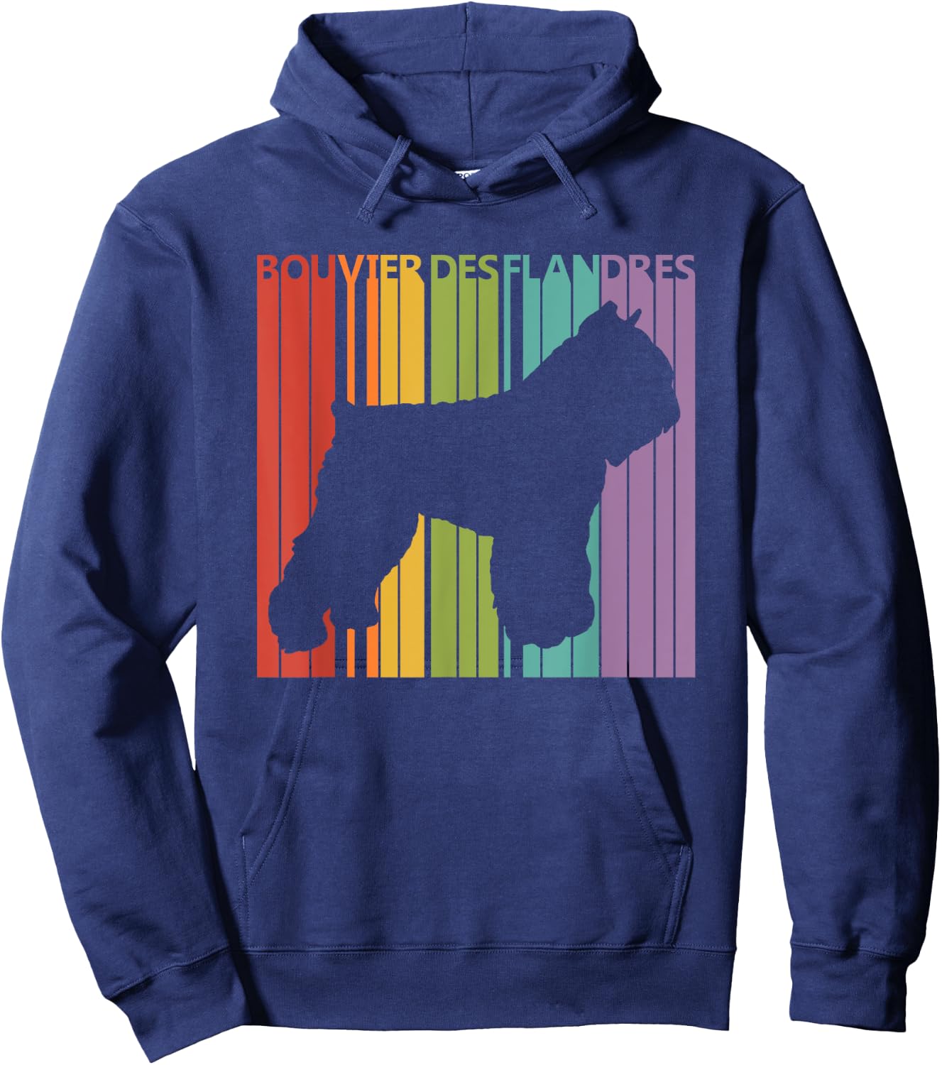 Bouvier des Flandres Shirt - Funny Dog Lover Gift Hoodie - Hoodie | Navy