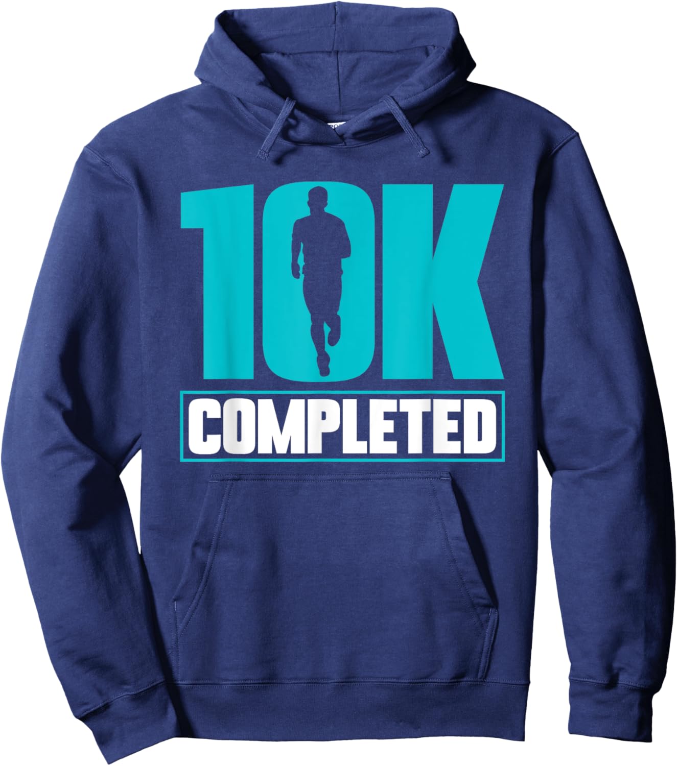 10K Completed Race Run Runner Running 10K Hoodie - Hoodie | Navy