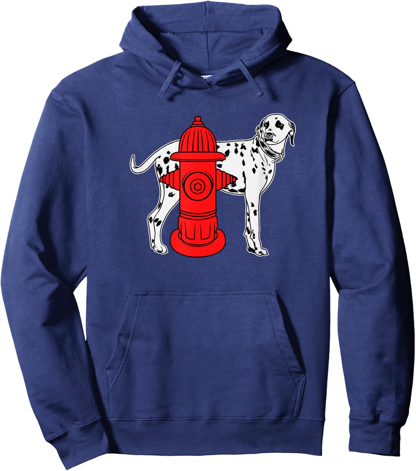 Fire Hydrant Shirt For Firefighters Dalmation Dog Mascot Women Girls Kids Hoodie - Hoodie | Navy