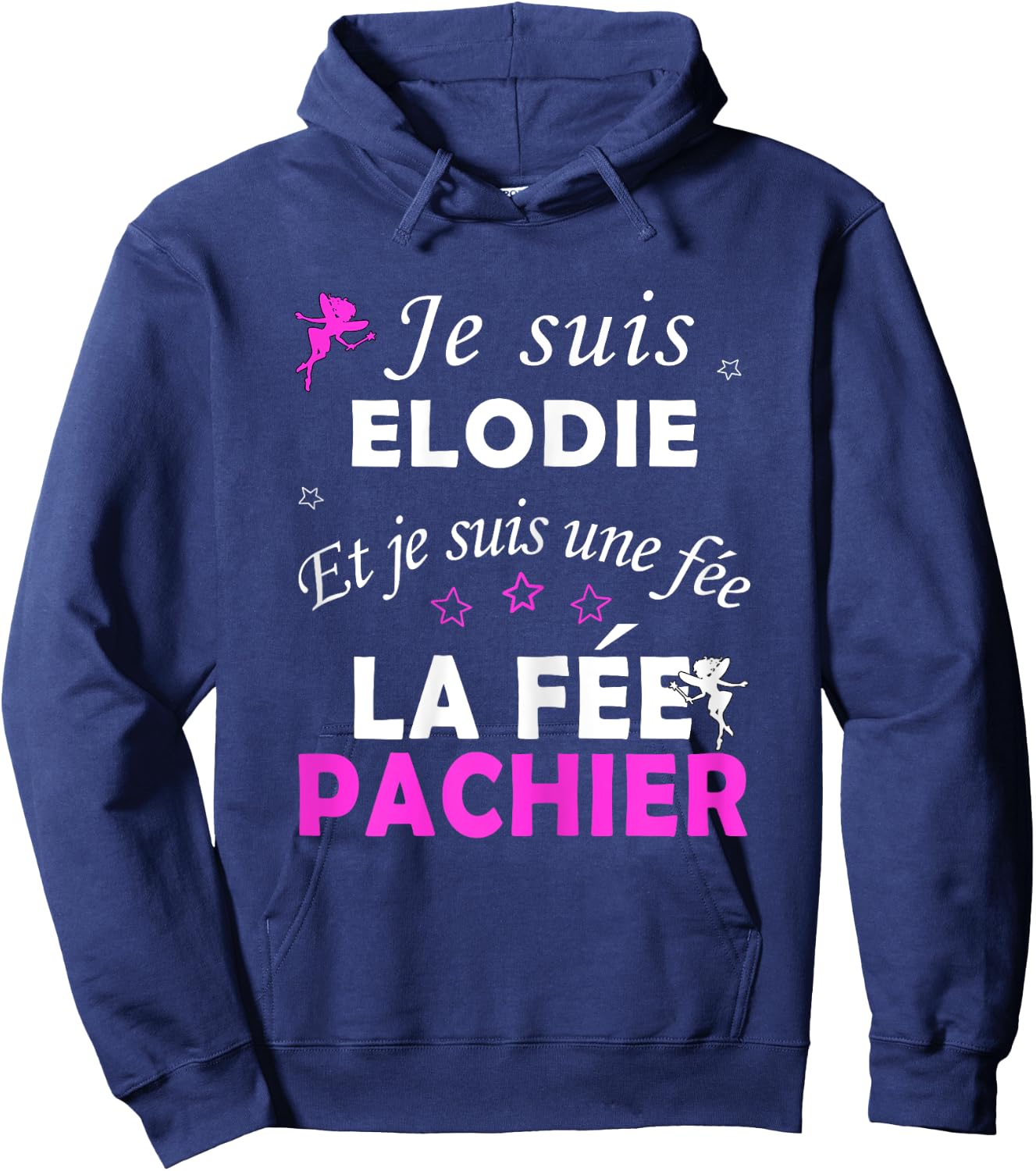Elodie , Black, Female X-Small Hoodie - Hoodie | Navy