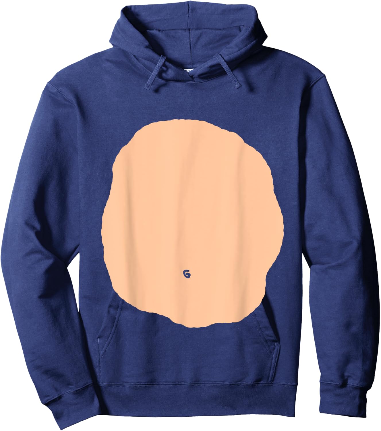 Monkey Belly Monkey Halloween Costume Monkey Chest Hoodie - Hoodie | Navy