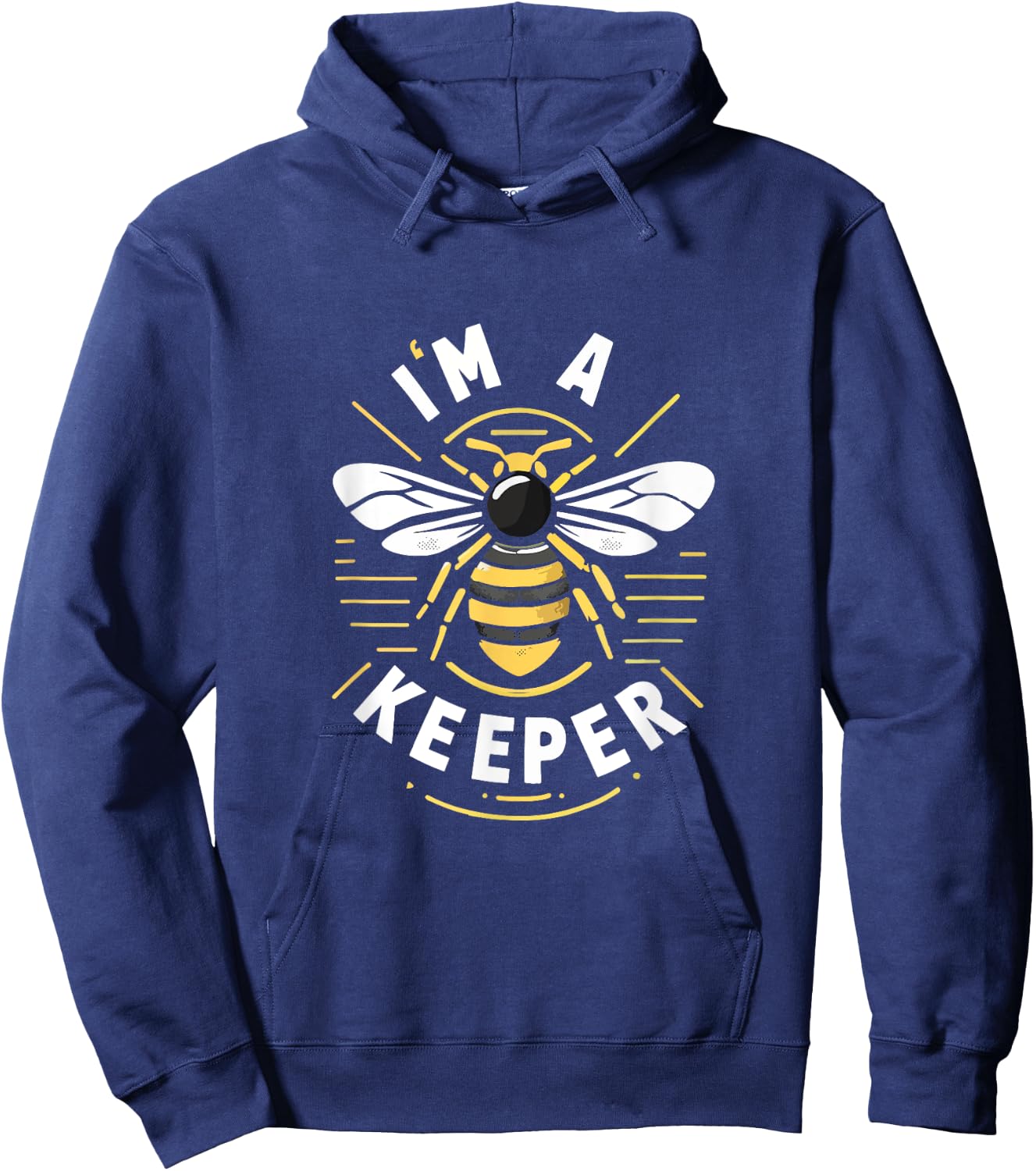 I Am A Keeper Beekeeper Beekeeping Honey Cute Bees Funny Hoodie - Hoodie | Navy