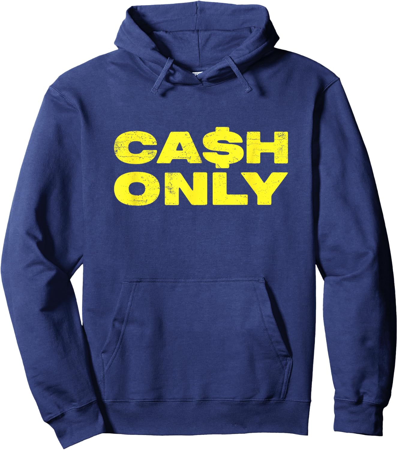 Cash Only Hoodie - Hoodie | Navy