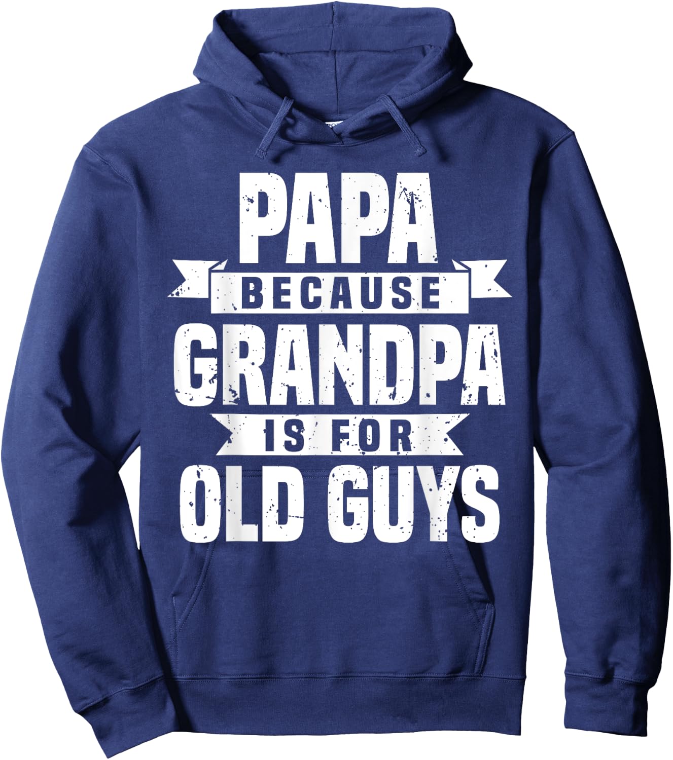 Funny Papa Art For Grandpa Men Dad Grandfather Father's Day Hoodie - Hoodie | Navy