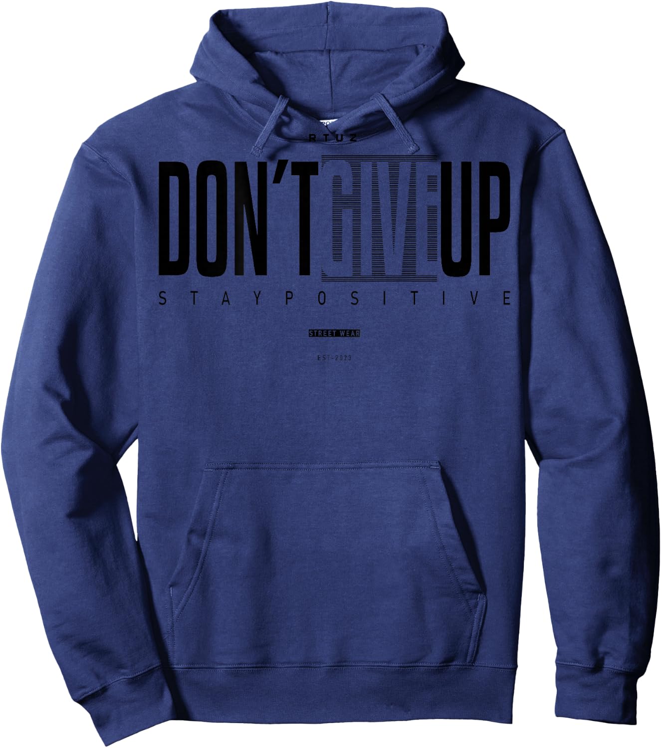Sports Fitness Slogan Hobby Training Motivation , blue Hoodie - Hoodie | Navy