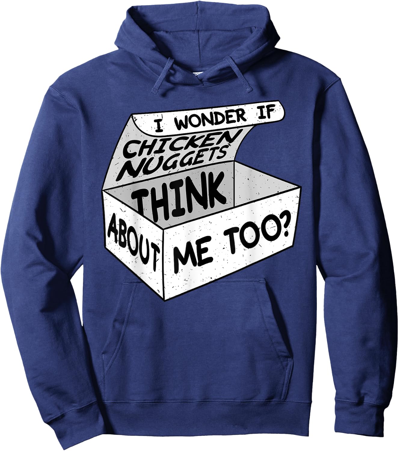 Chicken Nugget Nuggies Fans Nug Eaters Fast Food Lovers Hoodie - Hoodie | Navy