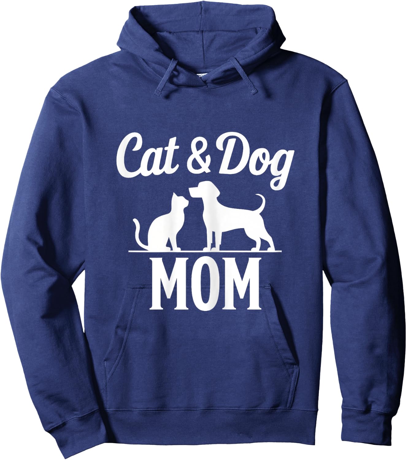 Maman chat et chien Hoodie - Hoodie | Navy
