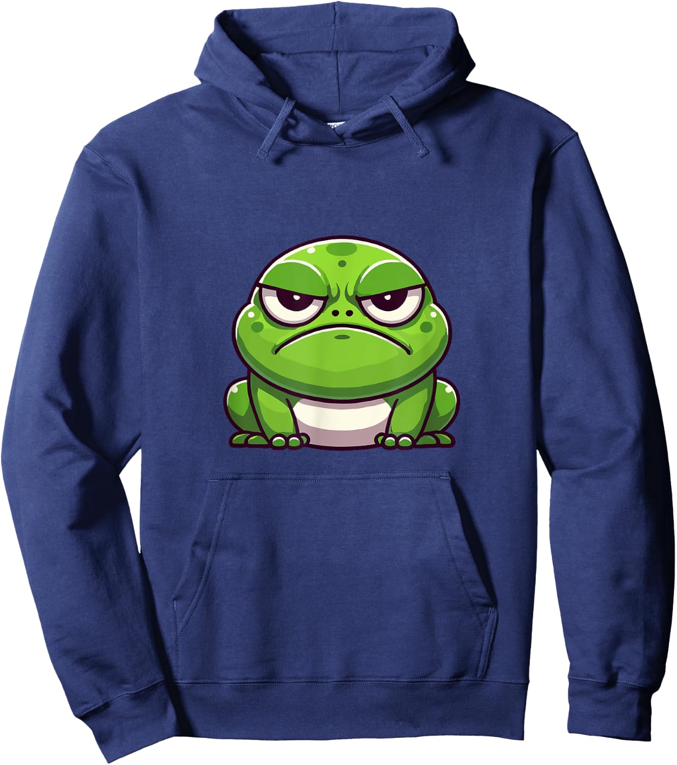 Toad Green Grunt Cartoon , Black, S Hoodie - Hoodie | Navy