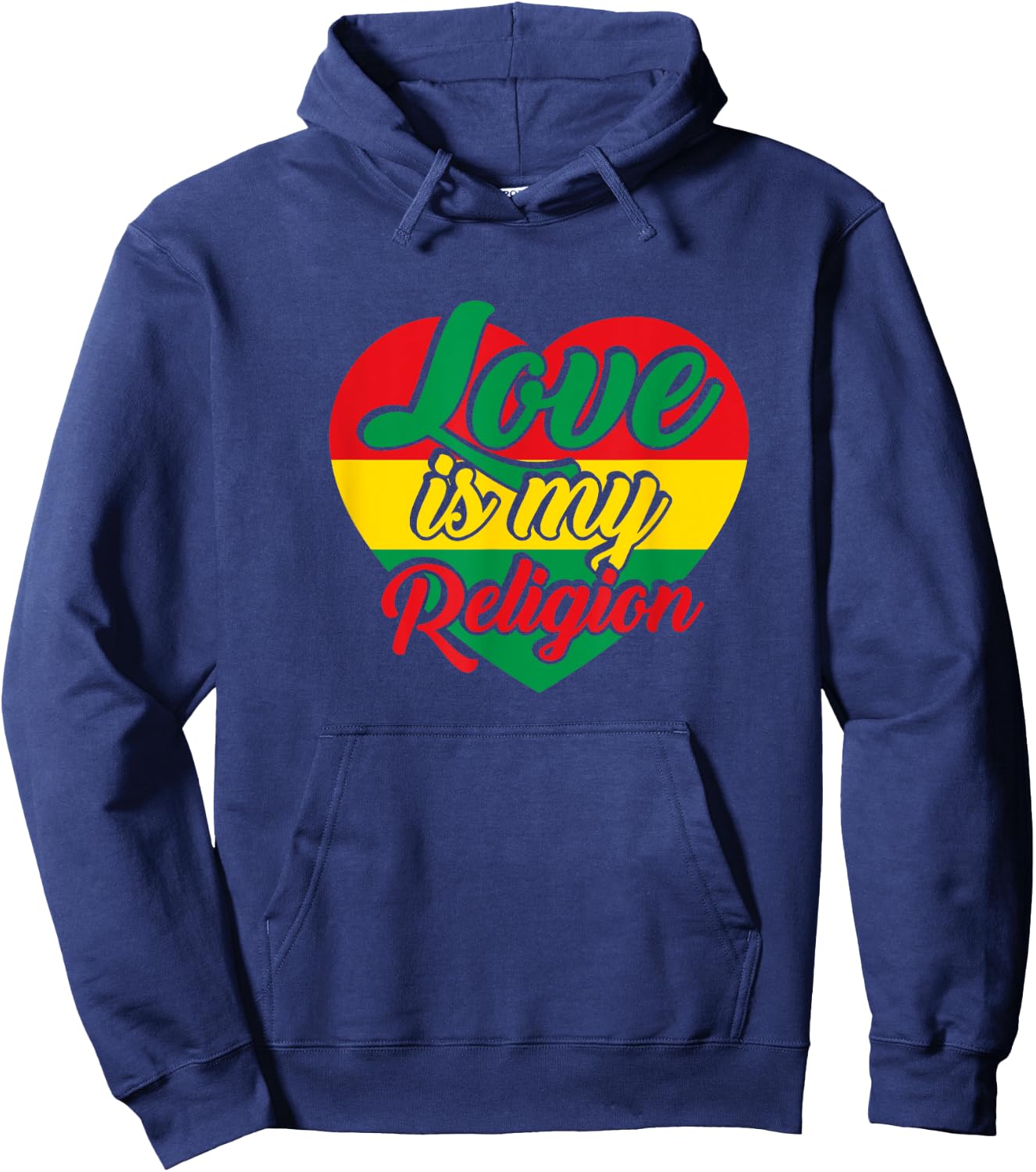 Love is my Religion Hoodie - Hoodie | Navy