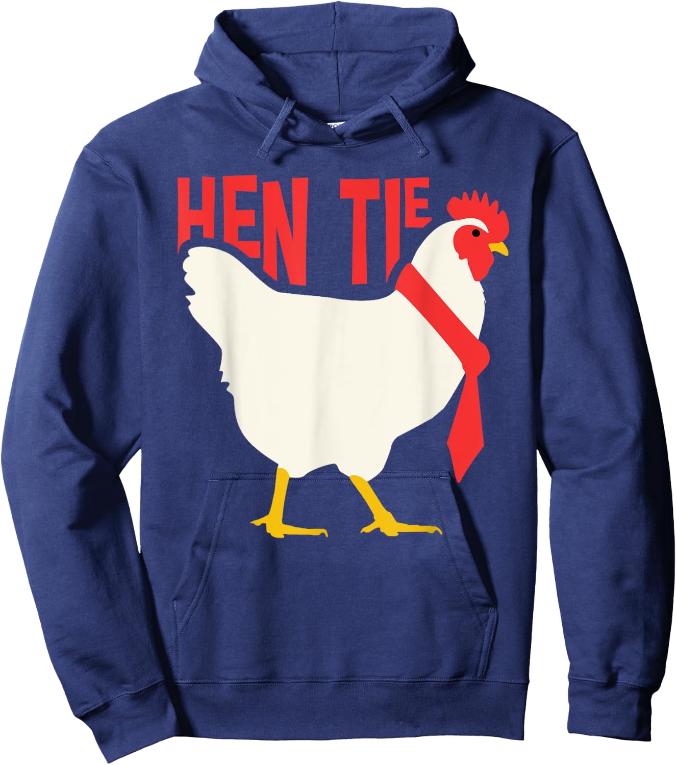 Funny Hen Tie Gift Women Chicken Japanese Anime Hoodie - Hoodie | Navy