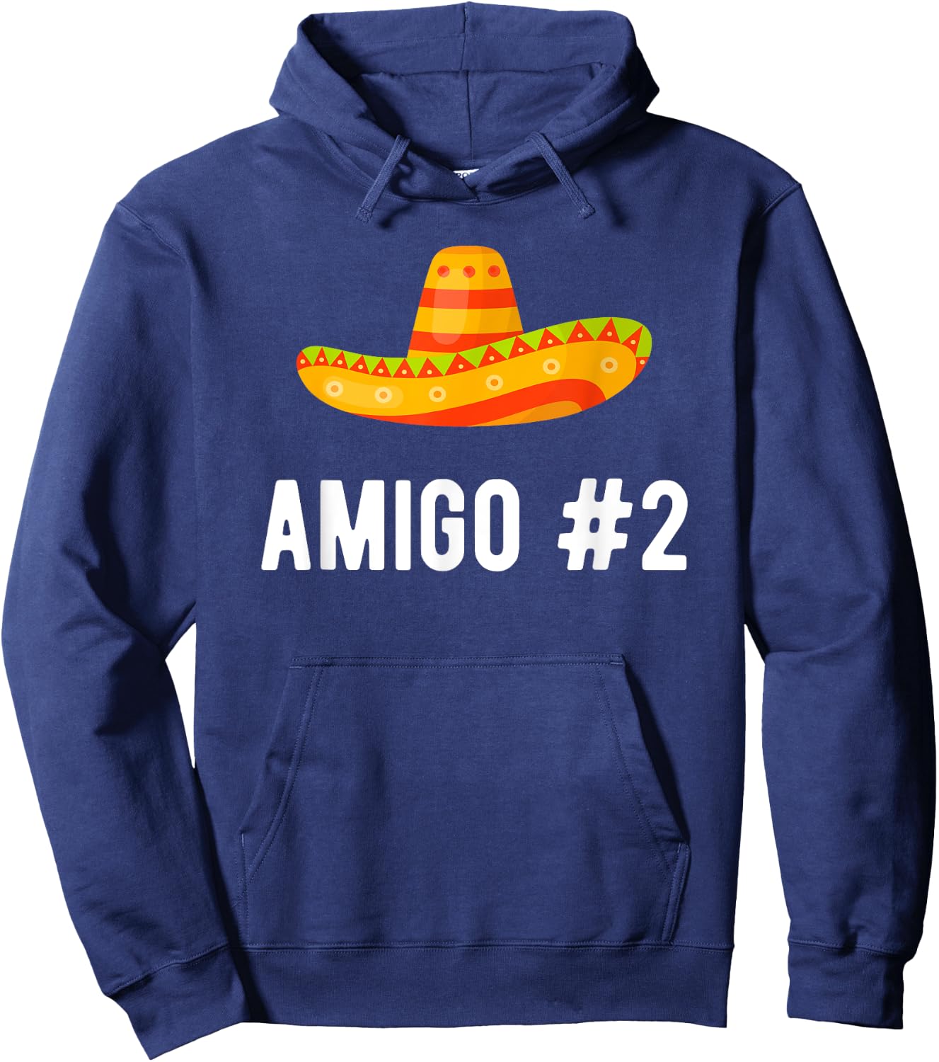 Halloween Group Matching Costume Funny Mexican Amigo #2 Hoodie - Hoodie | Navy