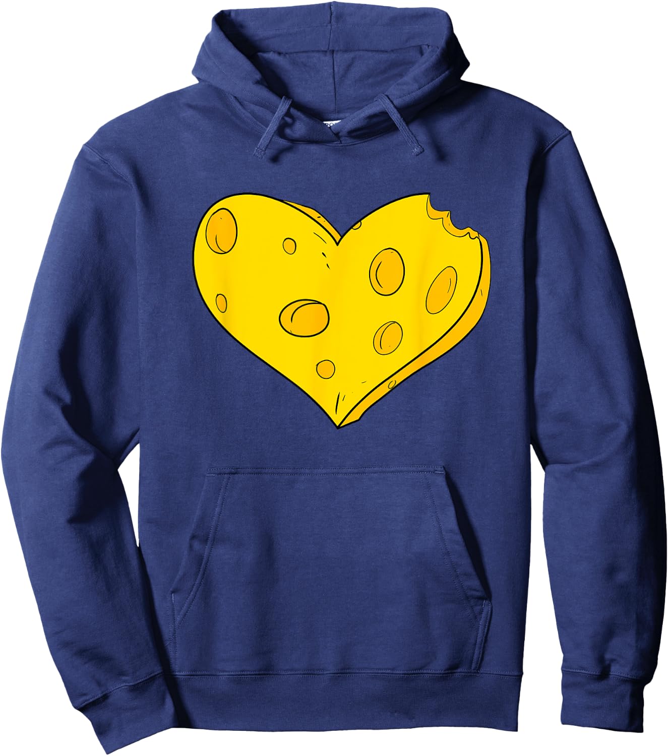 Herz aus Käse Hoodie - Hoodie | Navy