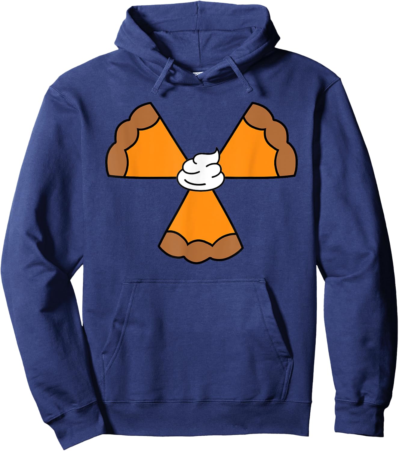 Pumpkin Pie Radiation Symbol Radiology CT Tech Thanksgiving Hoodie - Hoodie | Navy