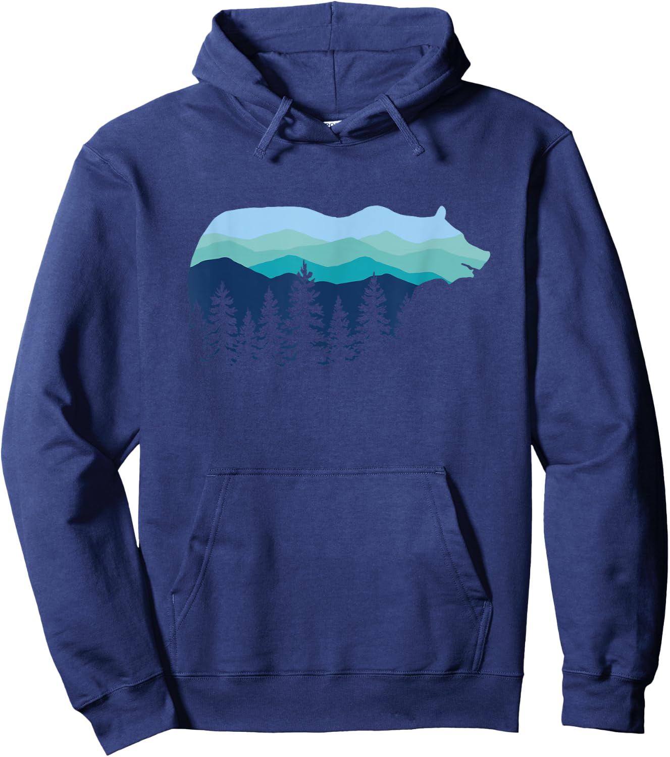 Bear Forest Natur Hike Hoodie - Hoodie | Navy