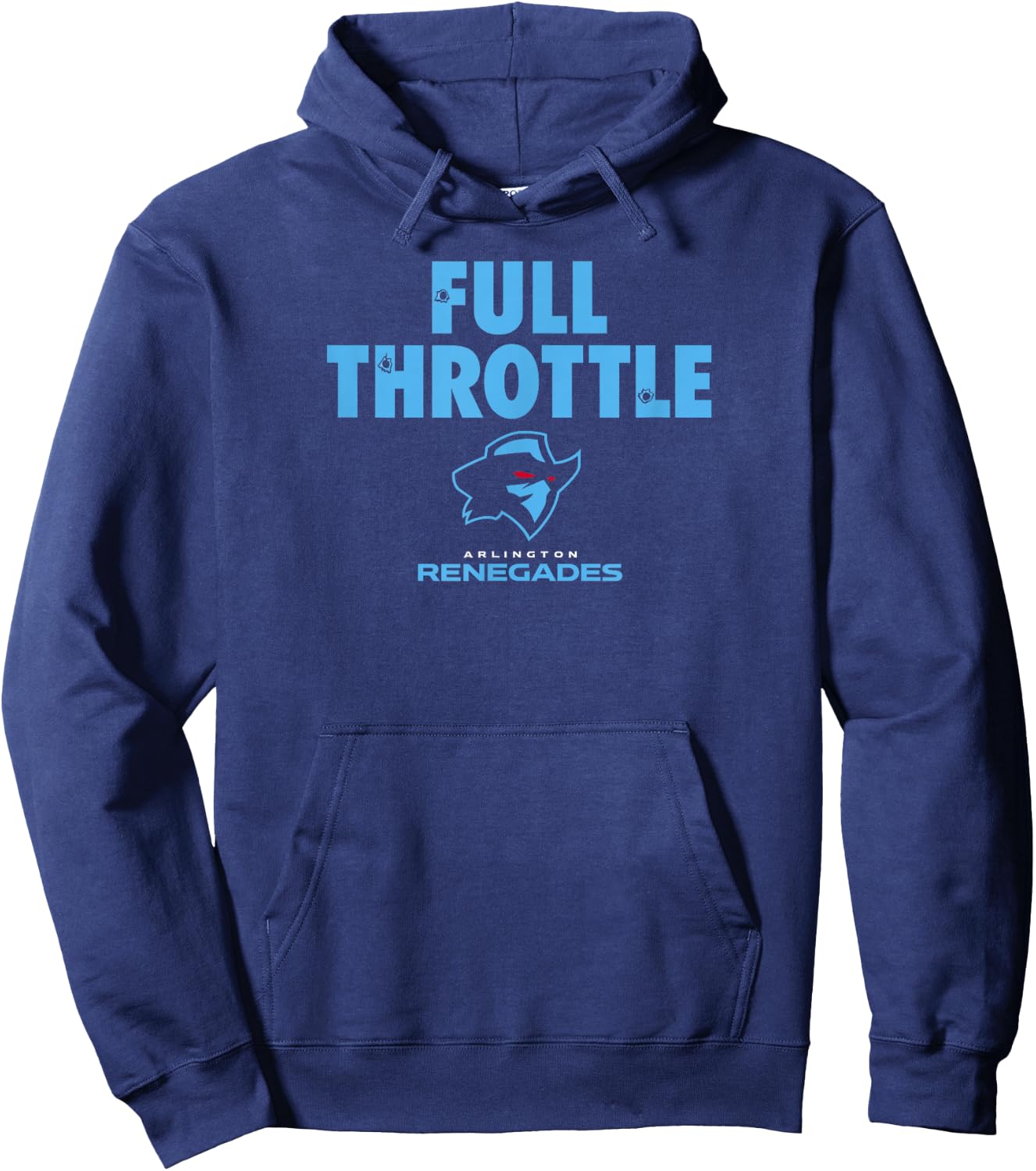 Arlington Renegades UFL - Full Throttle - Arlington Football Hoodie - Hoodie | Navy