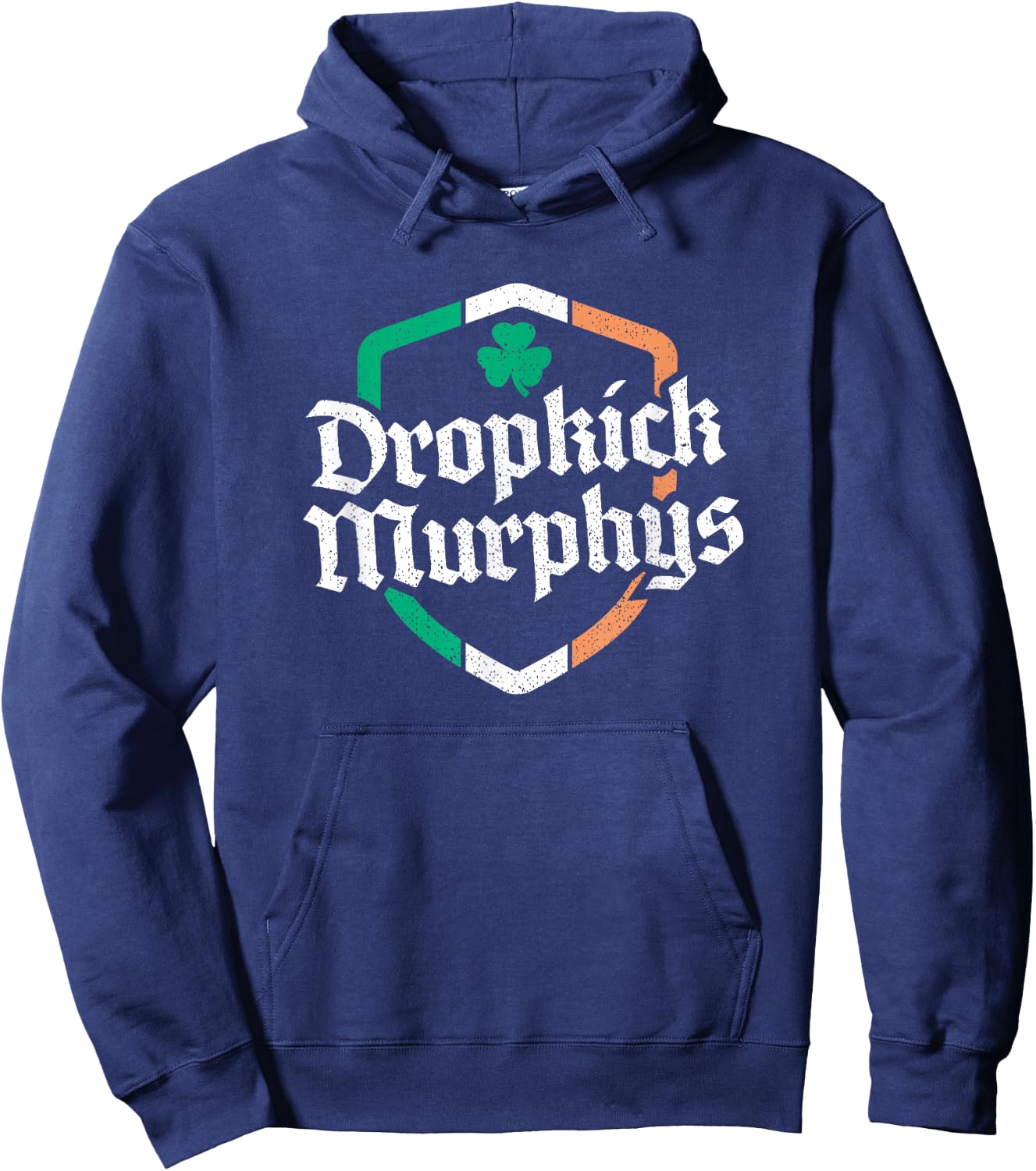 Dropkick Murphys Official Merchandise - Ireland Shield , black Hoodie - Hoodie | Navy