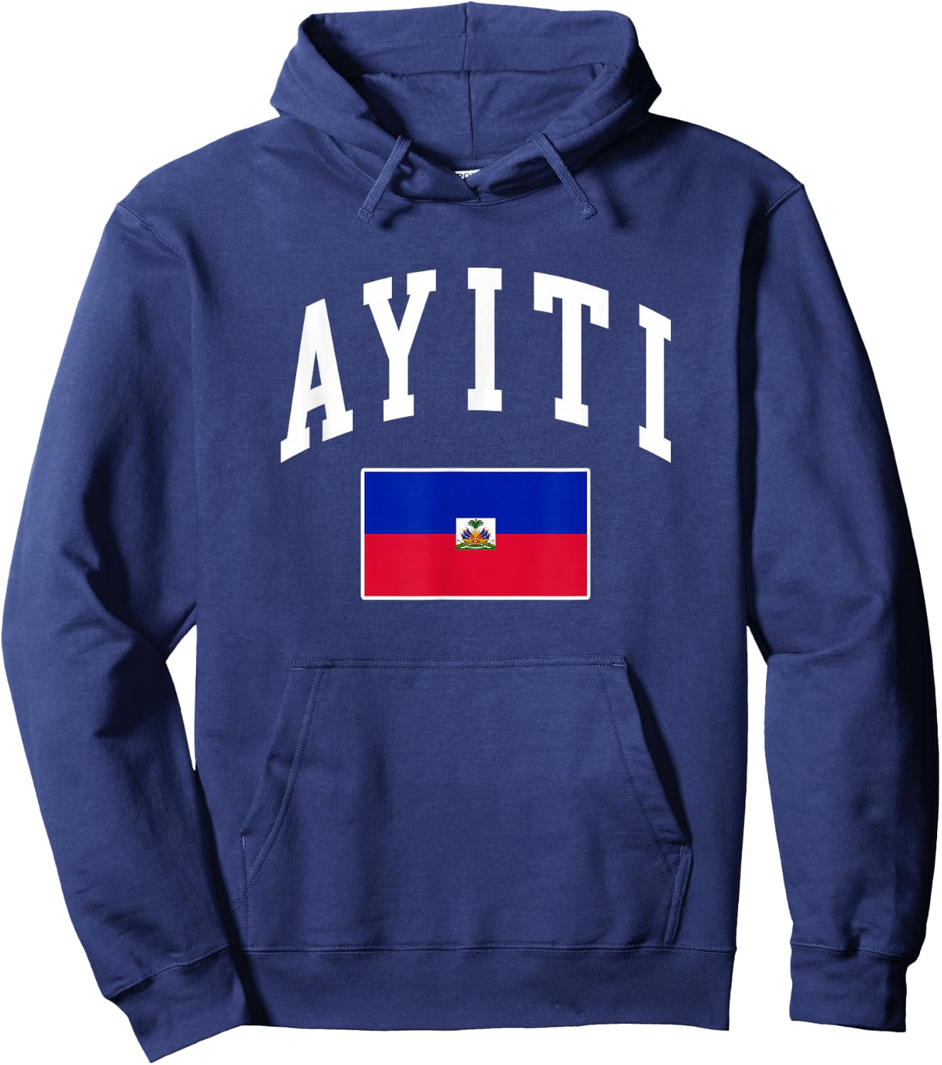 Ayiti Haitian Flag Haiti Retro Vintage Classic Graphic Hoodie - Hoodie | Navy
