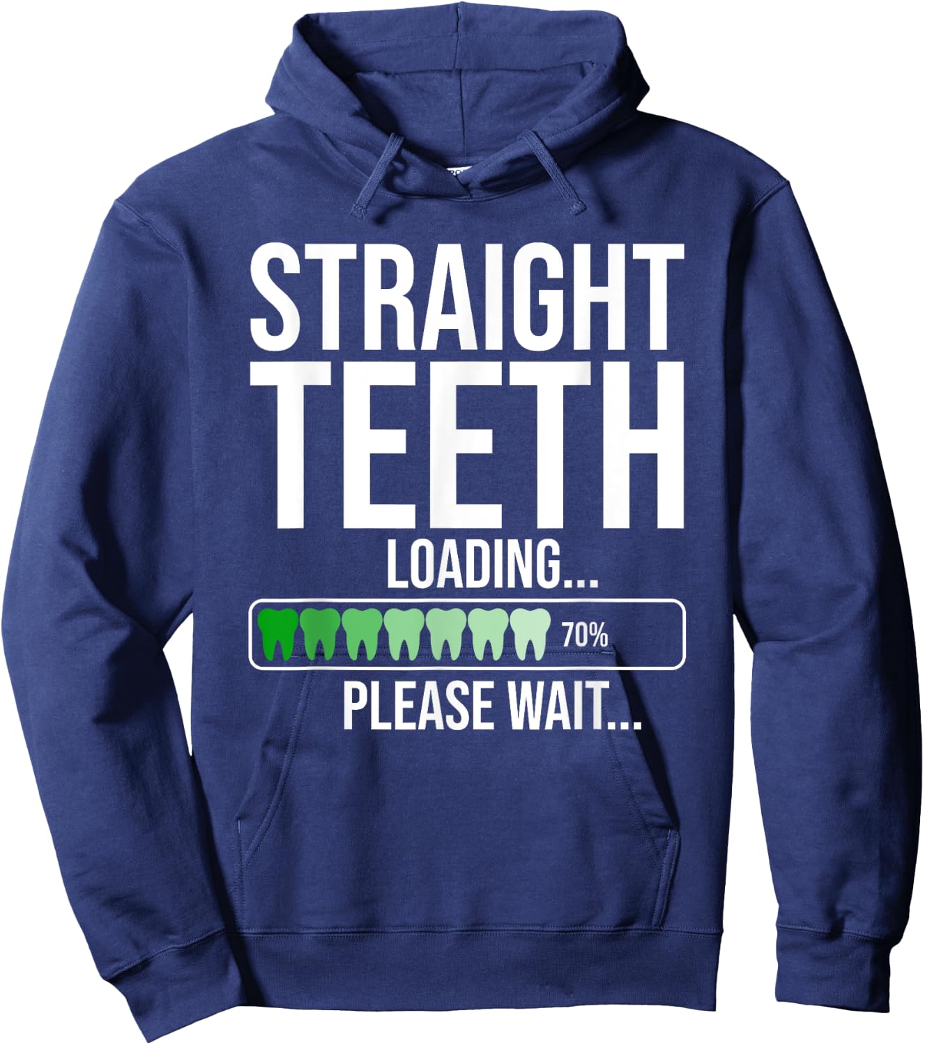 Funny Orthodontic Women Orthodontist Dental Braces Hoodie - Hoodie | Navy