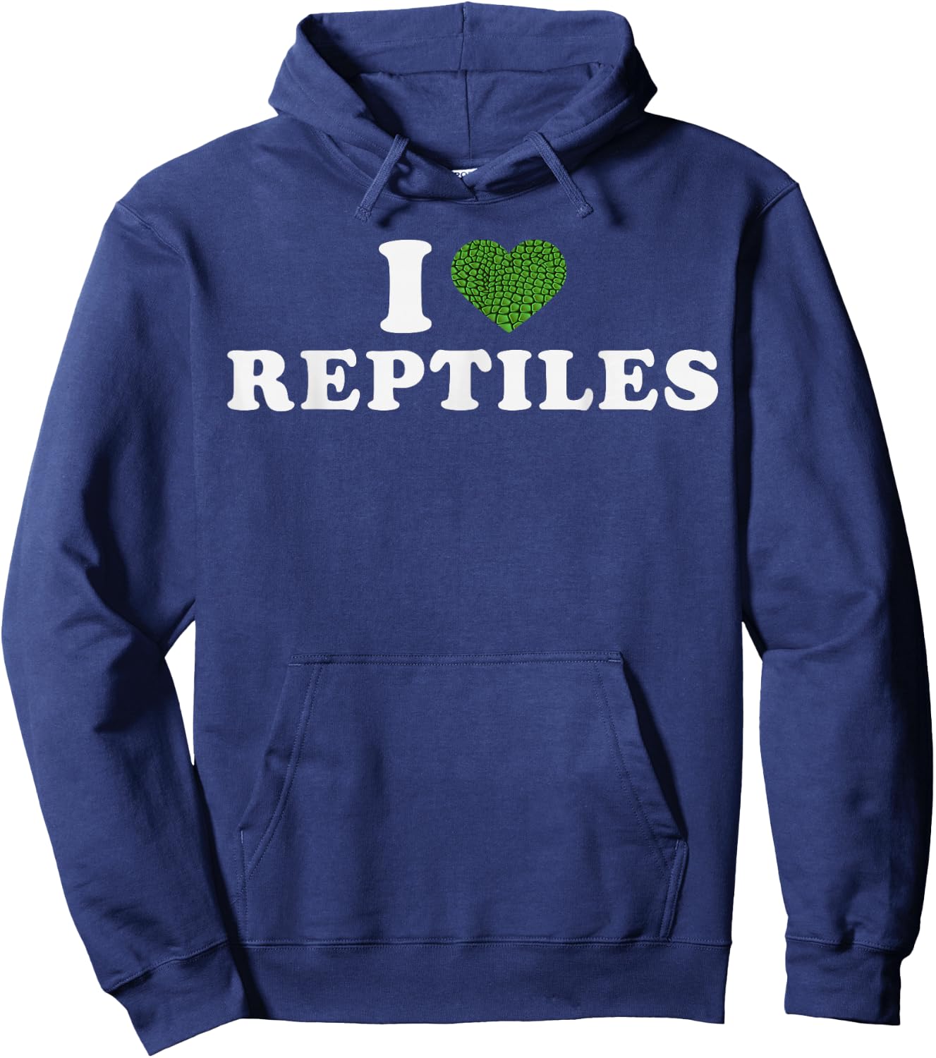 I Heart Reptiles Love Reptile Lover Lizard Hoodie - Hoodie | Navy