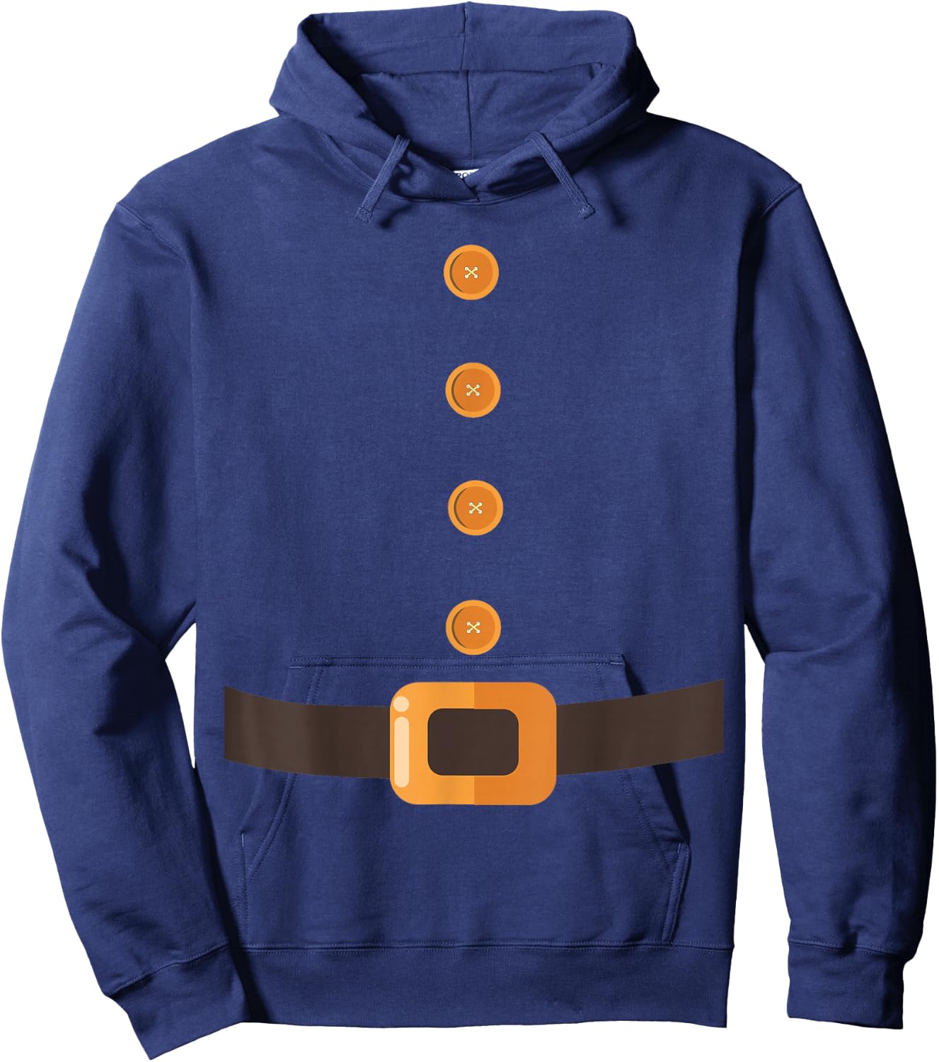 Gnome Halloween Lazy Costume for Groups of 7 (Seven) People , blue Hoodie - Hoodie | Navy
