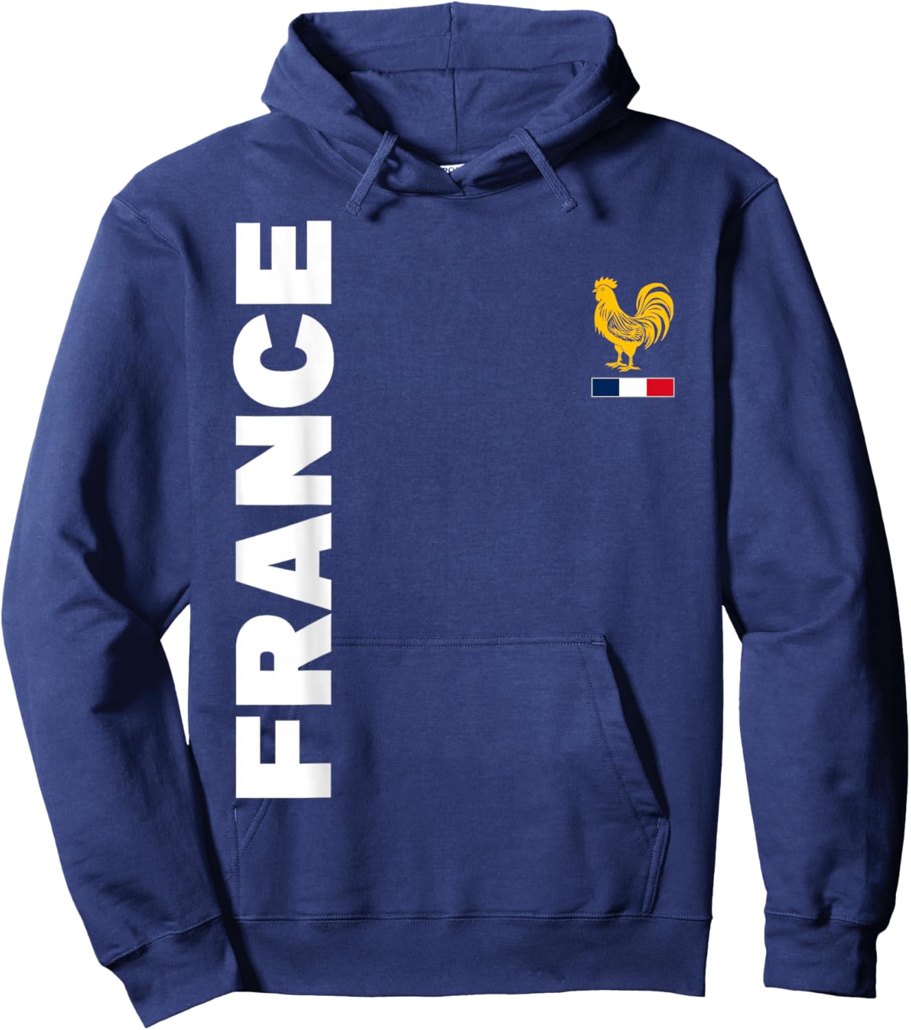 France flag supporter France , Blue, S Hoodie - Hoodie | Navy