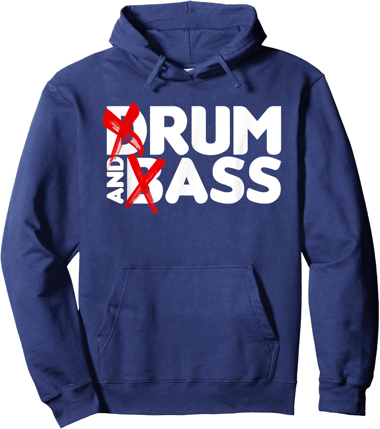 Drum and Bass Rum & Ass Funny Hoodie - Hoodie | Navy