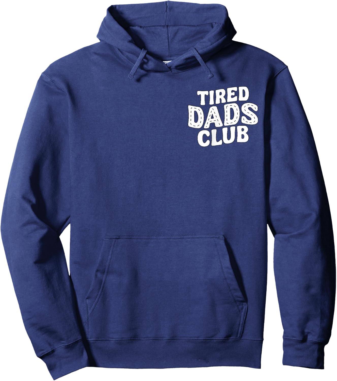 Fathers Day Tired Dads Club Funny Race Track On Dad Hoodie - Hoodie | Navy