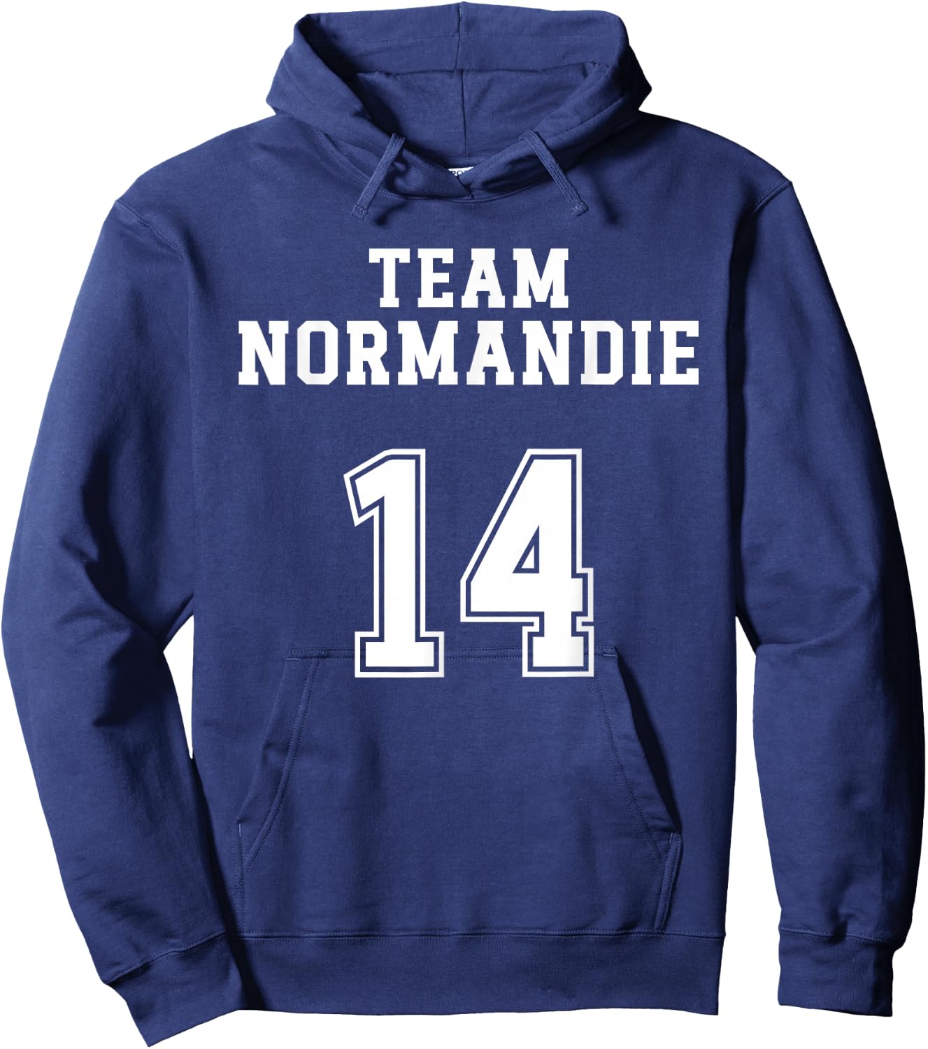 Normandy Humour Norman Team Normandy Calvados Region , Black, S Hoodie - Hoodie | Navy