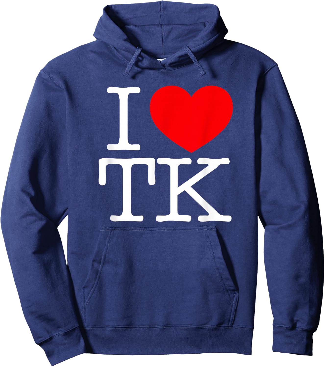 I Love (Heart) TK Hoodie - Hoodie | Navy