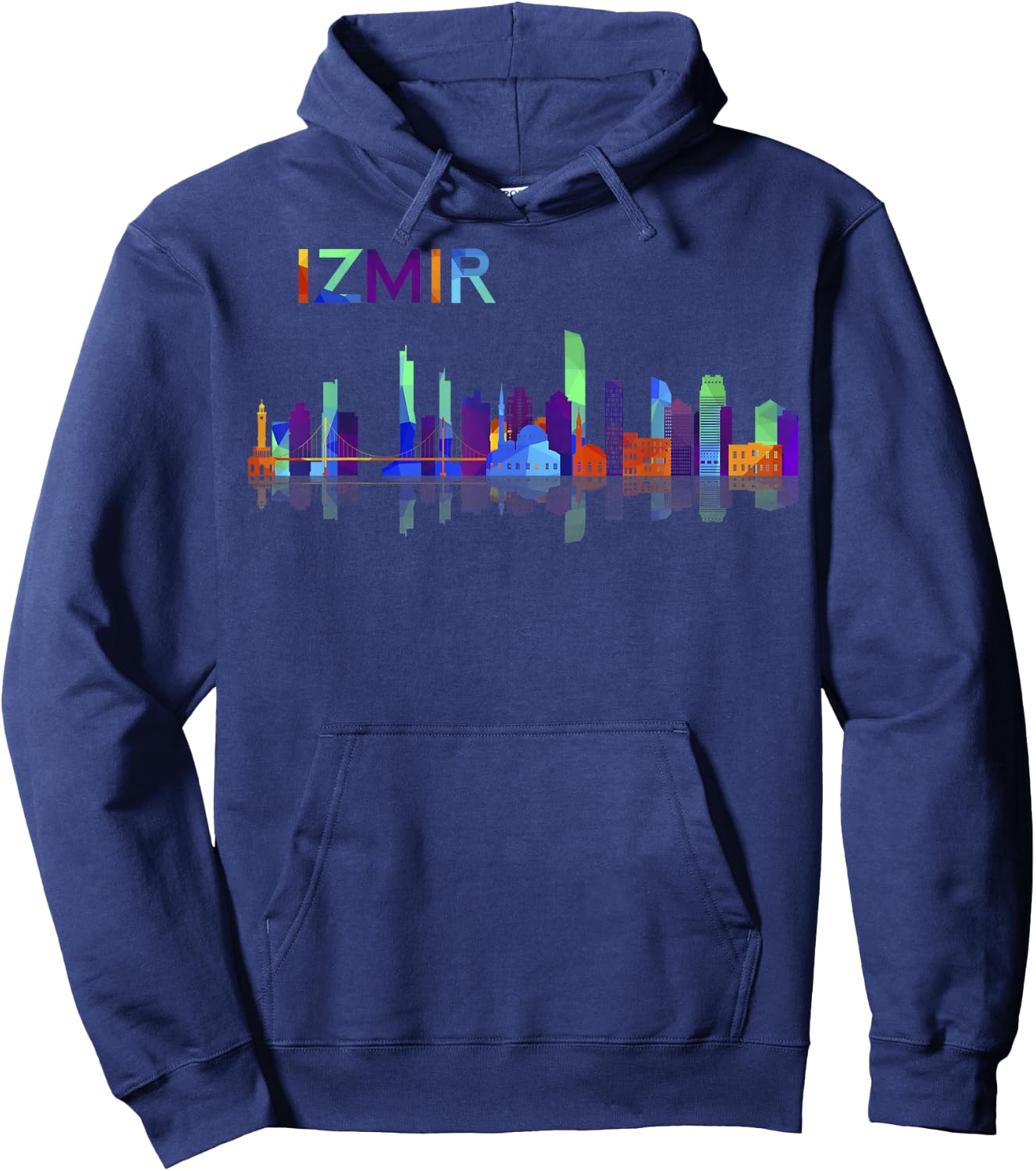 Travel Europe Asia Izmir Turkey Turkish Family Vacation Hoodie - Hoodie | Navy