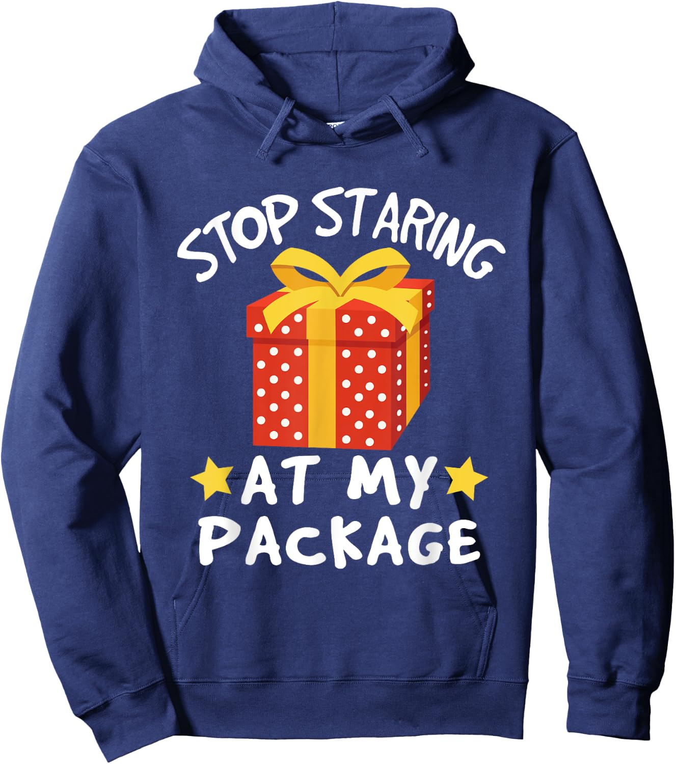 Funny Christmas Adult Humor Pun Shirt White Elephant Gift Hoodie - Hoodie | Navy