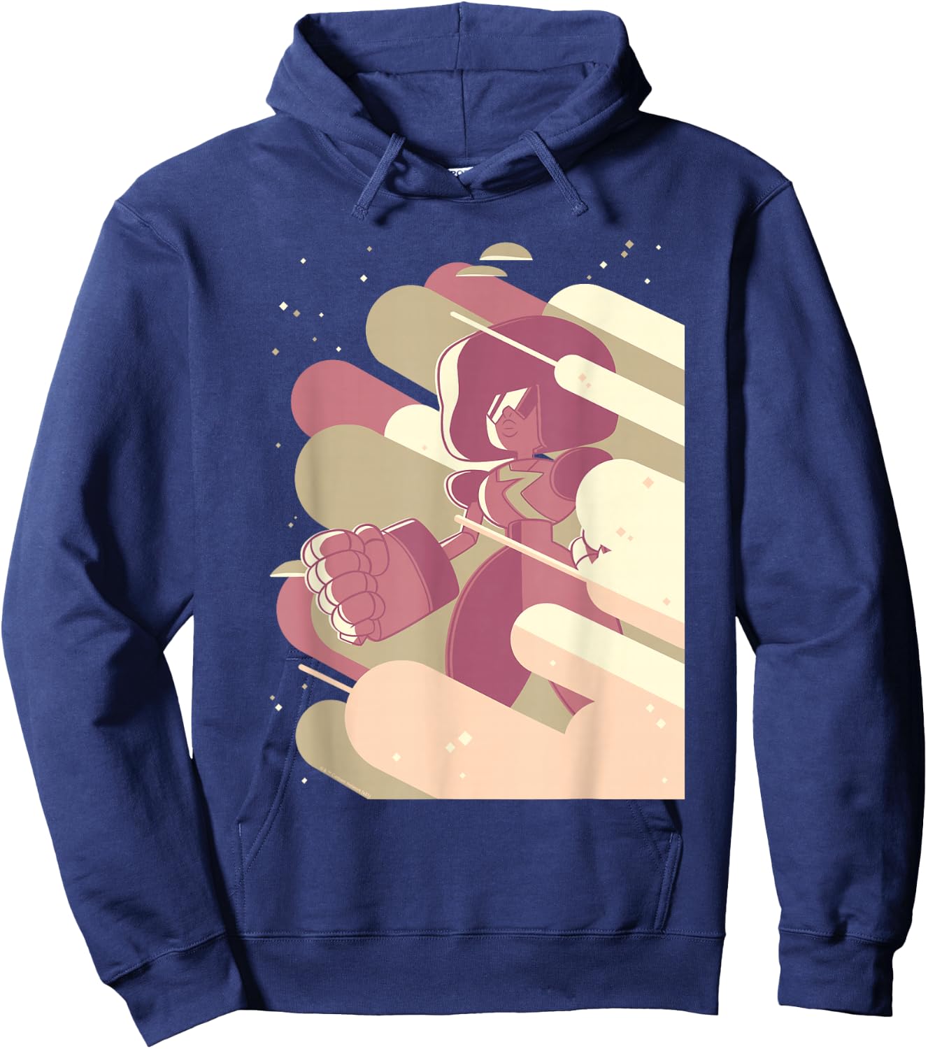 Steven Universe Garnet Clouds Hoodie - Hoodie | Navy