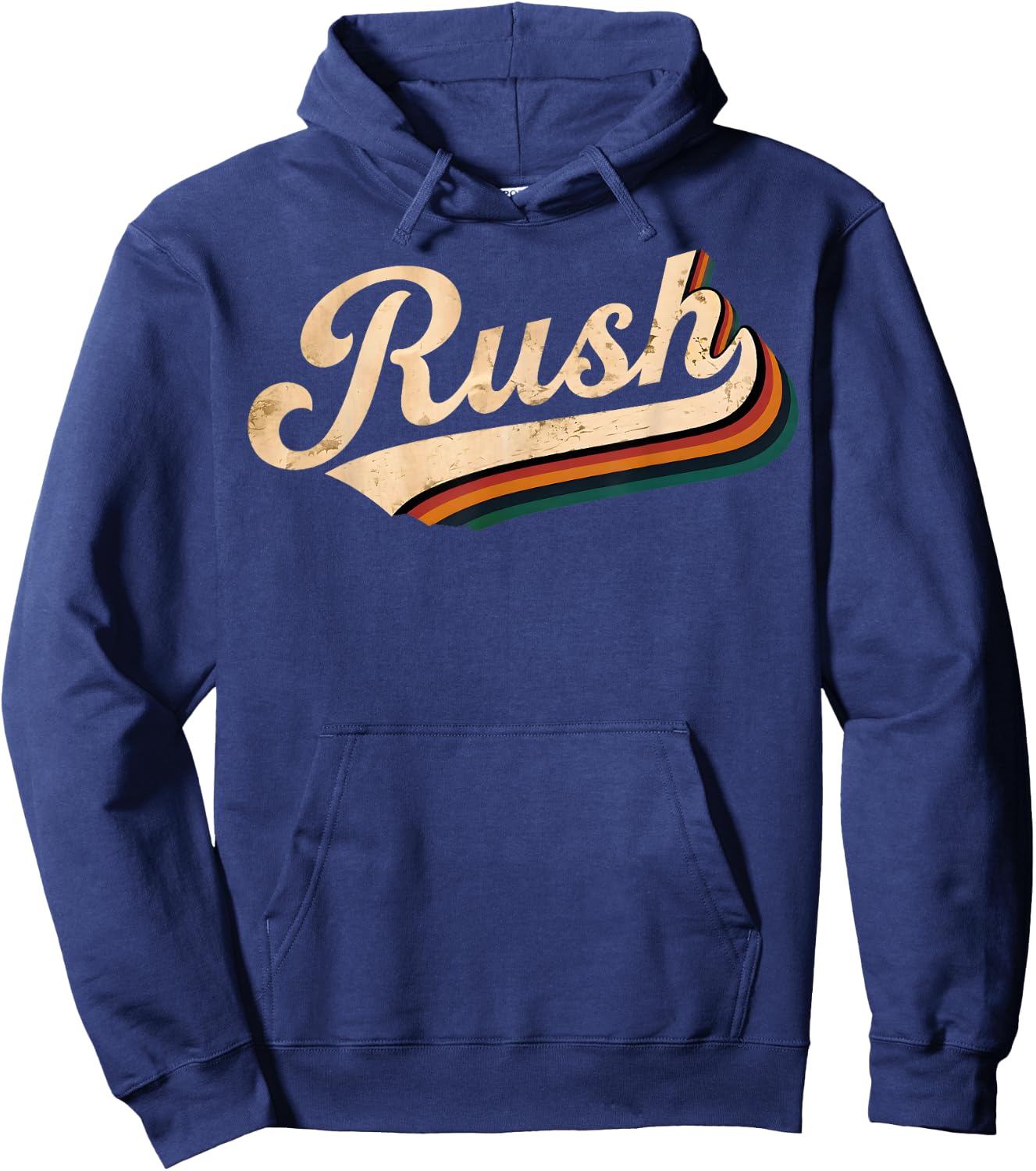 Vintage Rush Name Classic Gifts Women Kid Hoodie - Hoodie | Navy