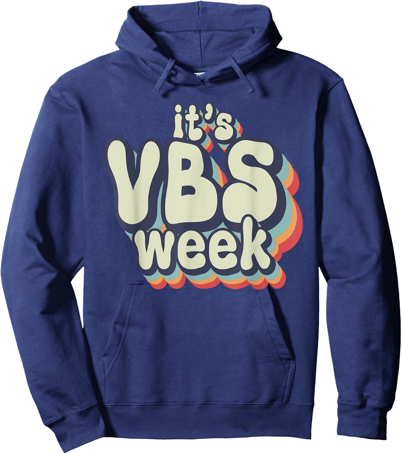 Its VBS Week Bella Canvas Vacation Bible School VBS Mode Kid Hoodie - Hoodie | Navy