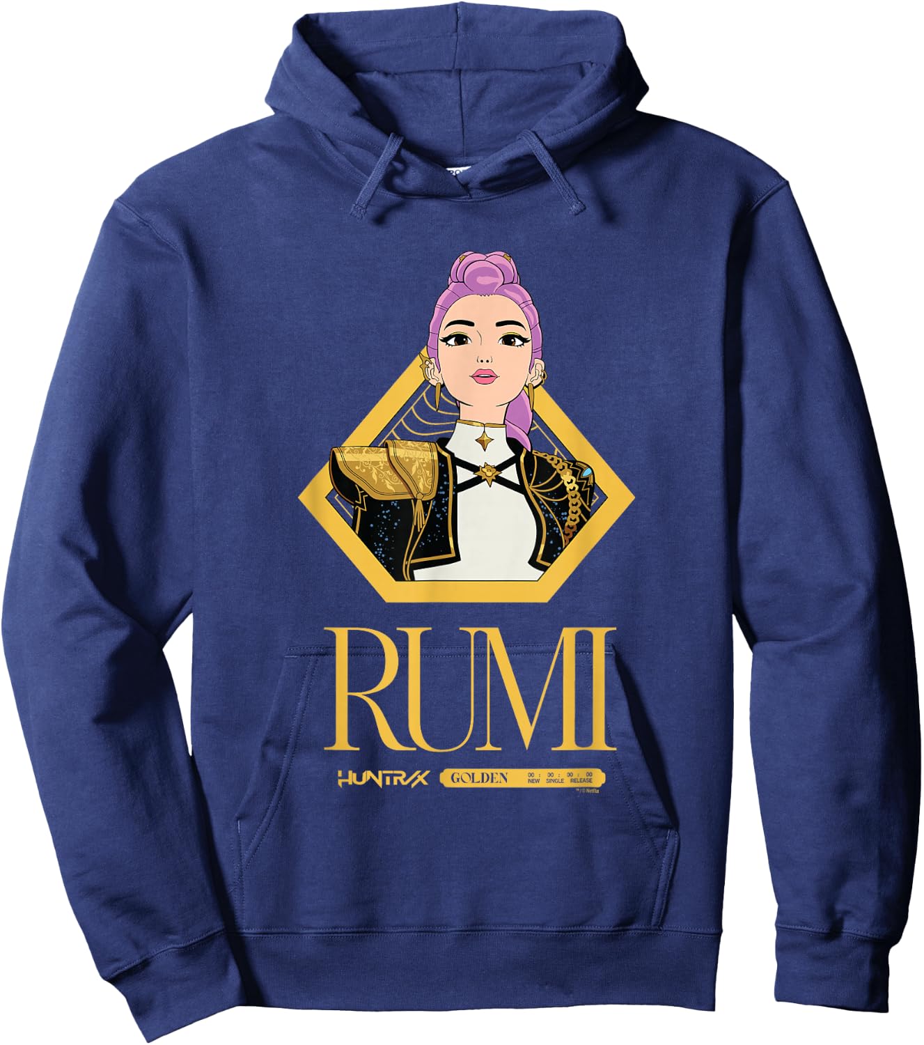 Kpop Demon Hunters Golden Rumi Officially Licensed Hoodie - Hoodie | Navy