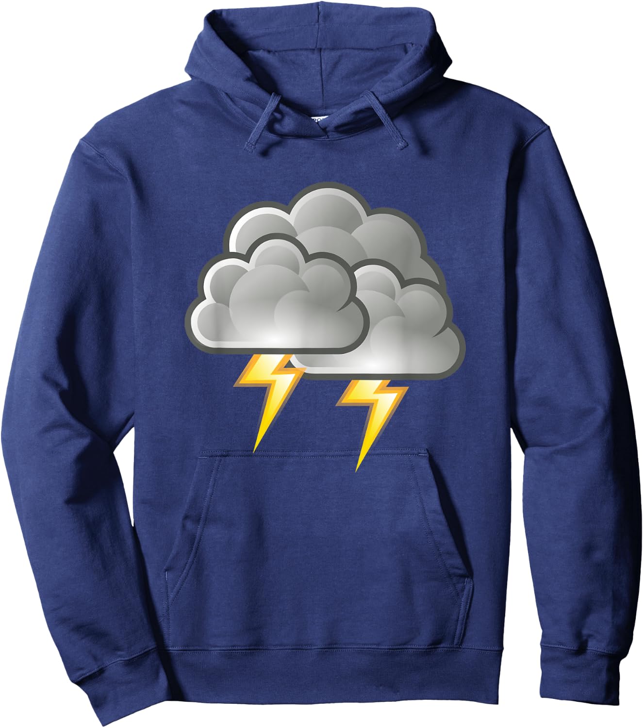Clouds With Lightning Halloween Costume Funny Halloween Hoodie - Hoodie | Navy