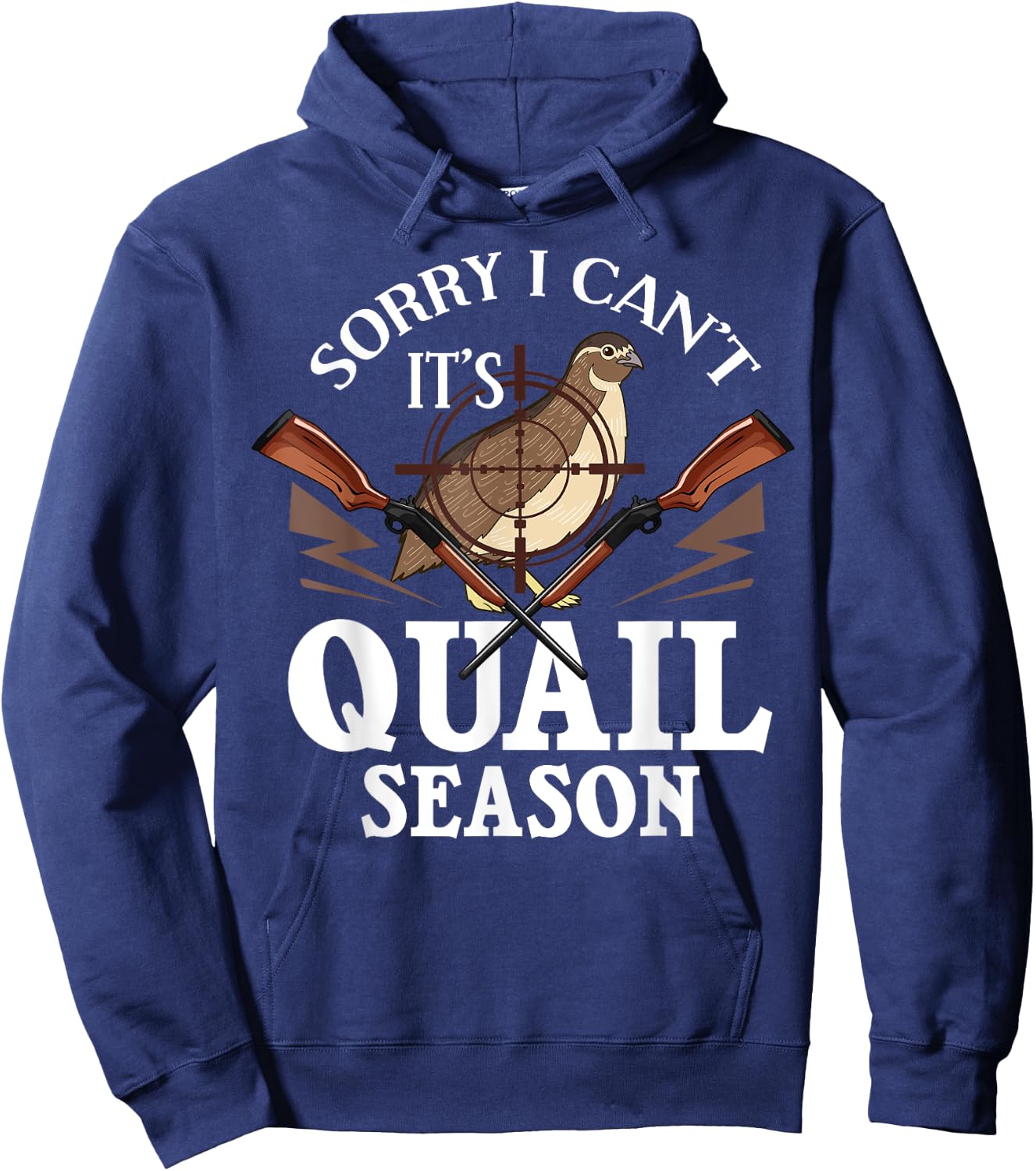 Quail Hunting Bird Hunter Season Hoodie - Hoodie | Navy