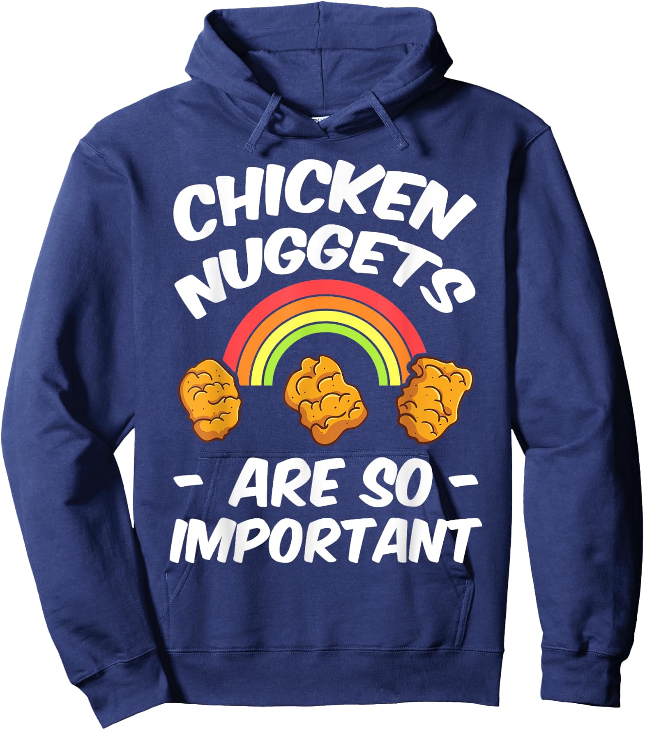 Chicken Nugget Fans Nug Eaters Fast Food Lovers Foodie Hoodie - Hoodie | Navy