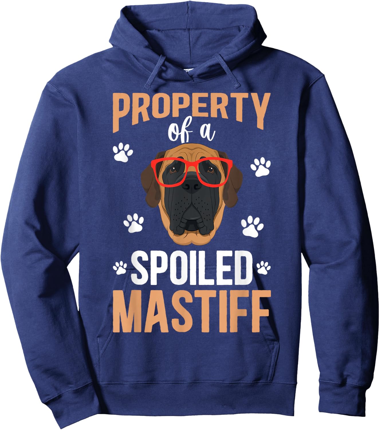 Spoiled English Mastiff Owner English Mastiff Mom Hoodie - Hoodie | Navy