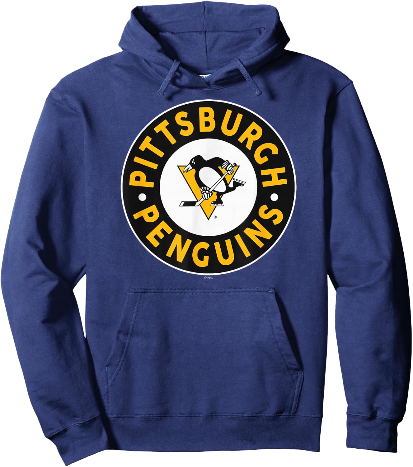 Pittsburgh Penguins Symbol Dark Heather Officially Licensed Hoodie - Hoodie | Navy
